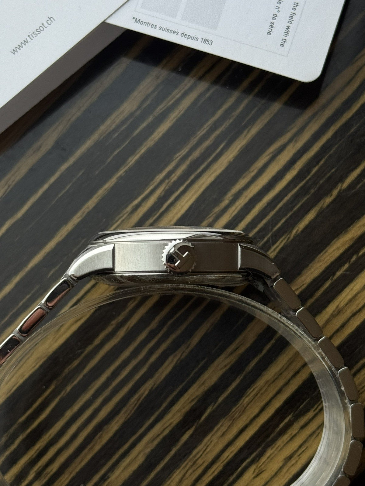 Tissot Chemin des Tourelles Powermatic 80 lasies watch 