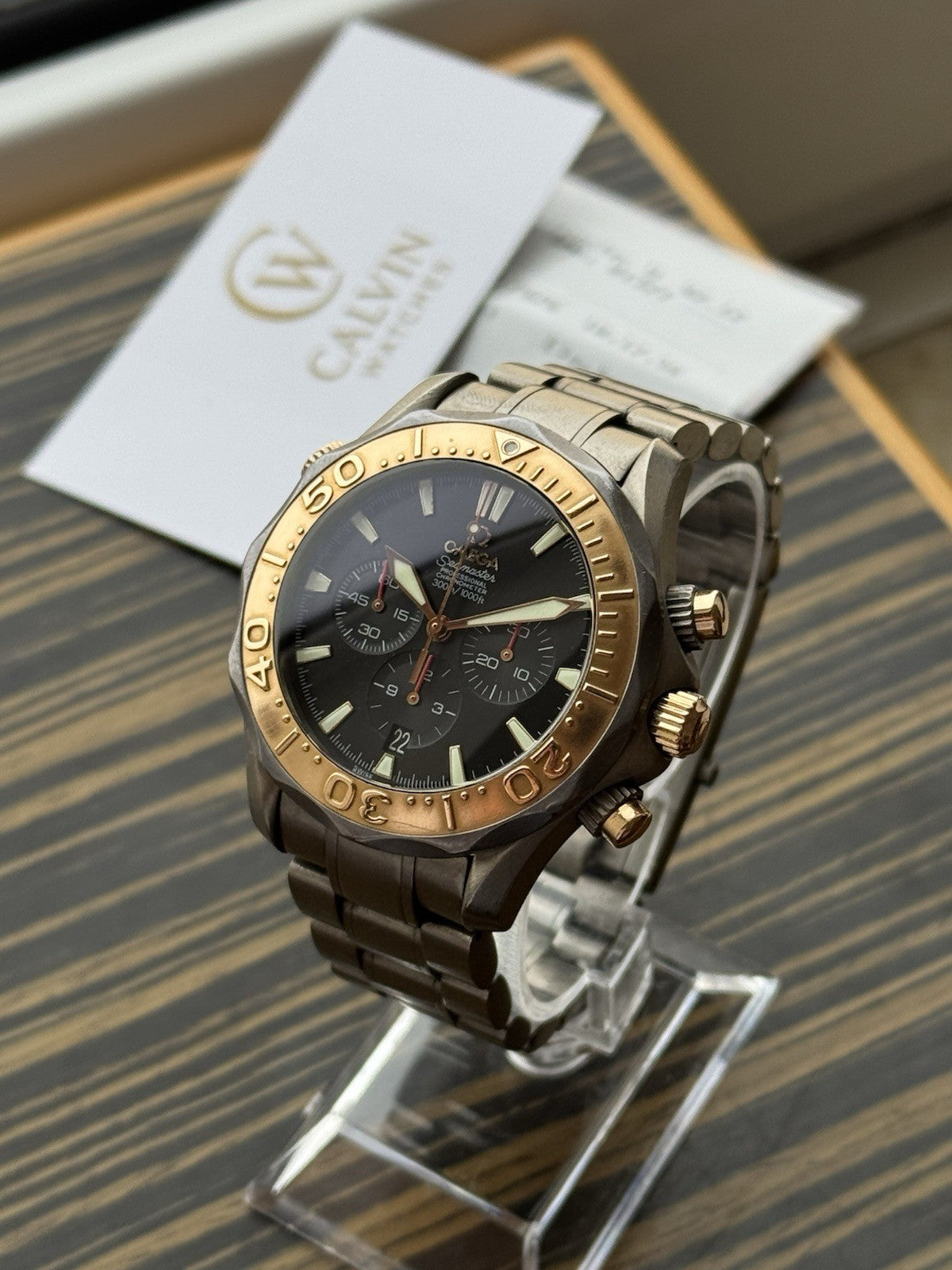 Omega Seamaster Chronograph Titanium & Rose Gold – Ref. 2294.52