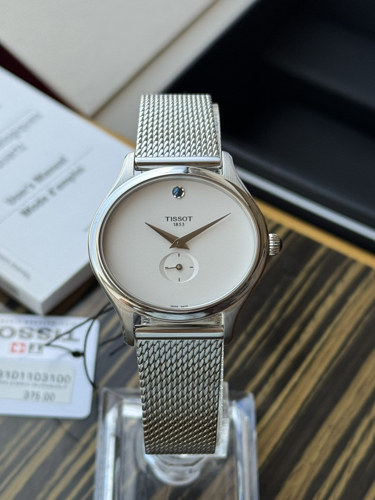 Tissot Bella Ora Small Second Lady quartz Brand New / Full Set / white