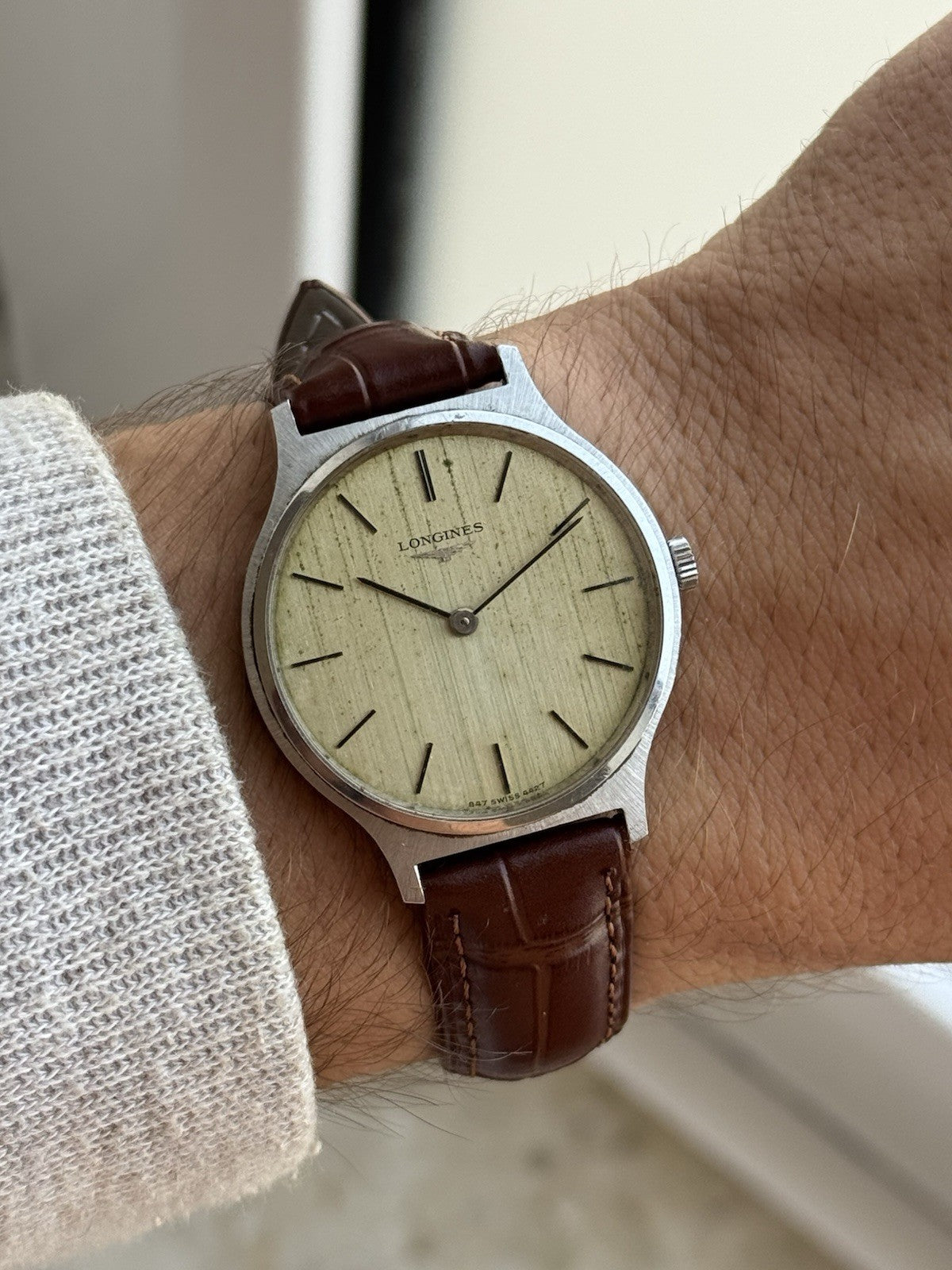 Longines Flagship Vintage Mechanical Watch 33mm For Men