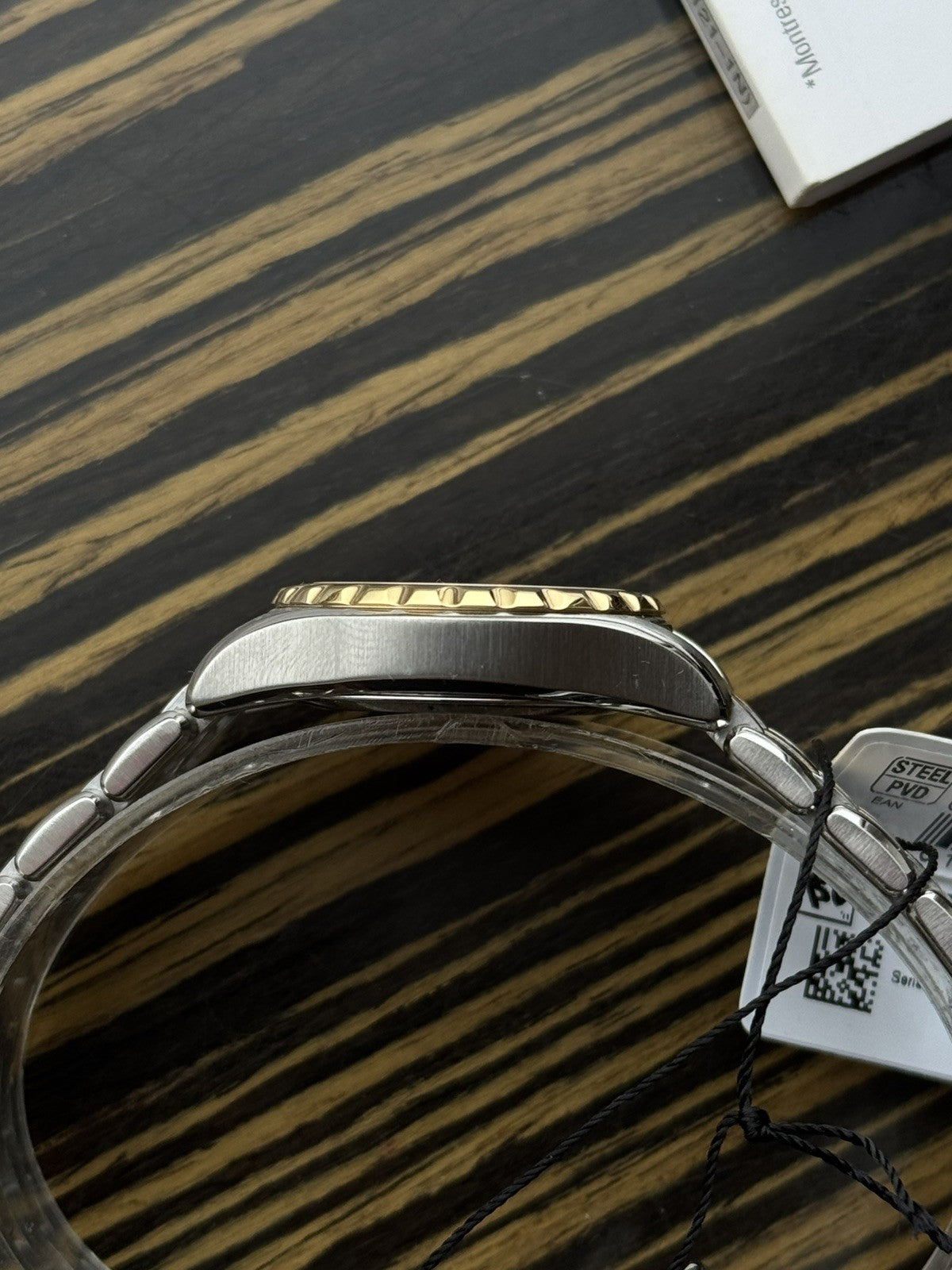 Tissot Flamingo quartz Brand New / Full Set gold and white