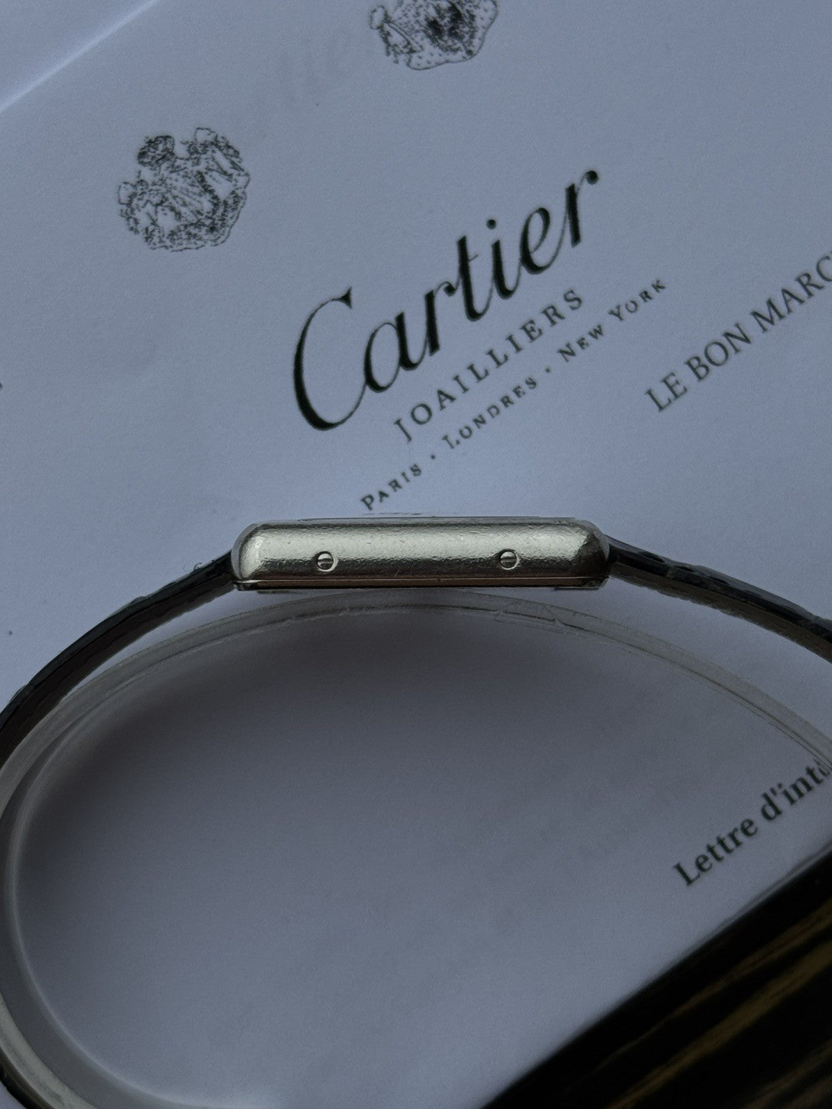Must de Cartier Tank Quartz small-Size Watch Ref 2416