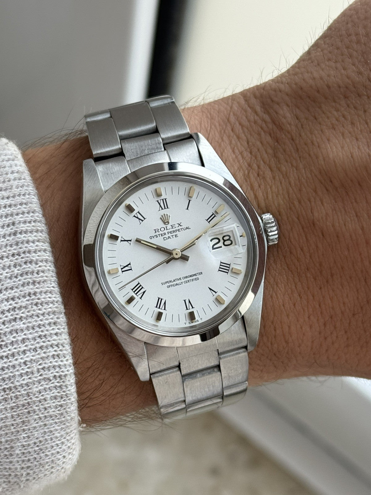 Rolex Date 34mm Automatic Vintage Watch Ref 1500