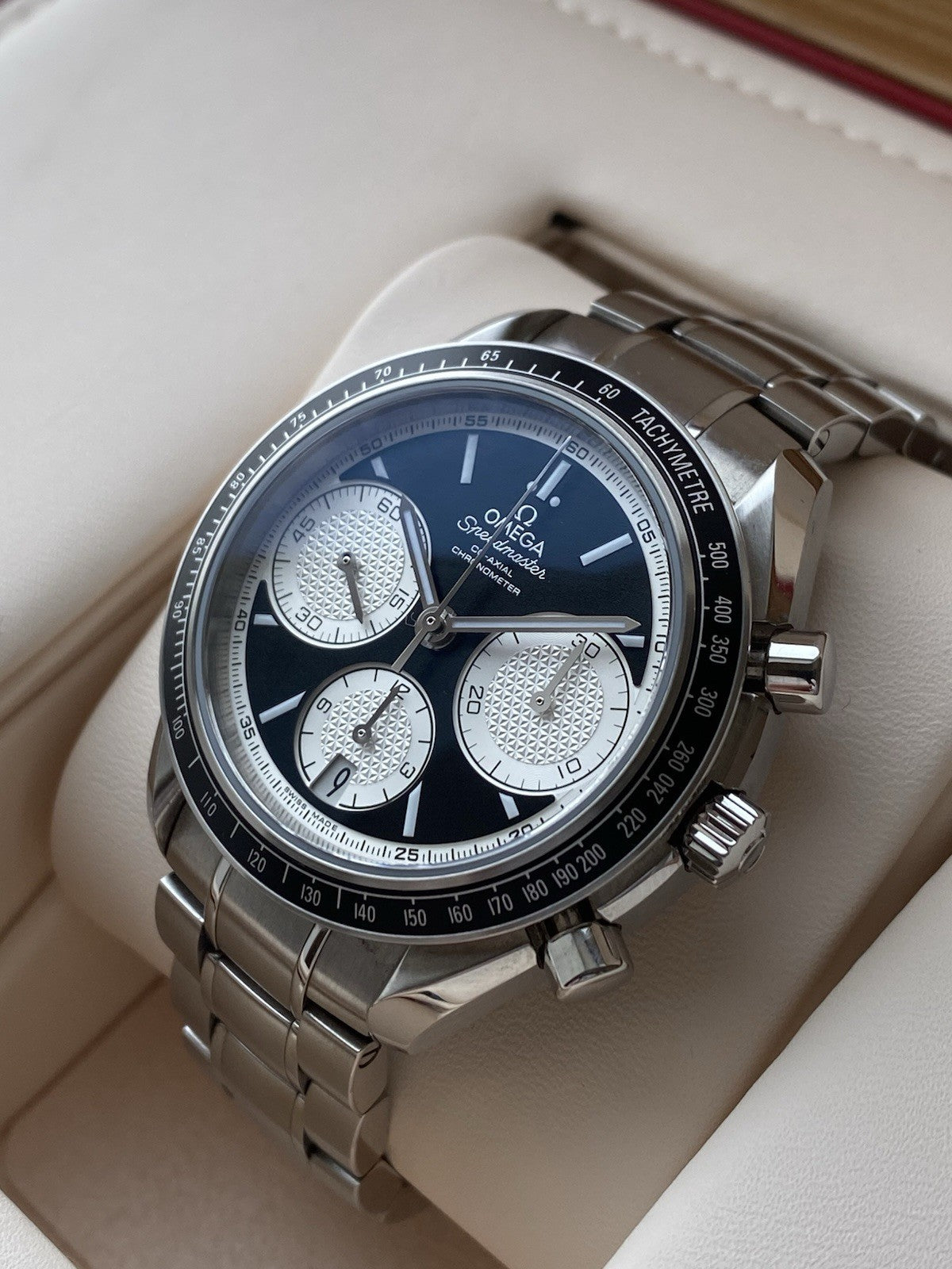 Omega Speedmaster Racing Automatic  Chronograph Full Set 40mm
