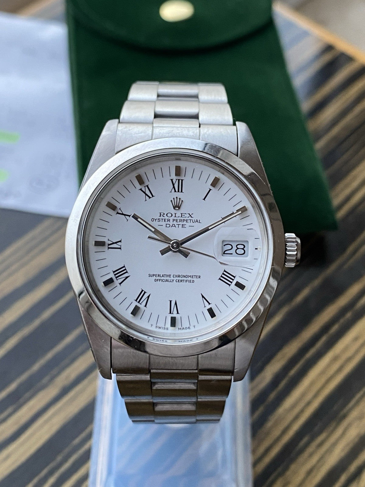 Rolex Date 34mm Automatic Vintage Watch Ref 1500