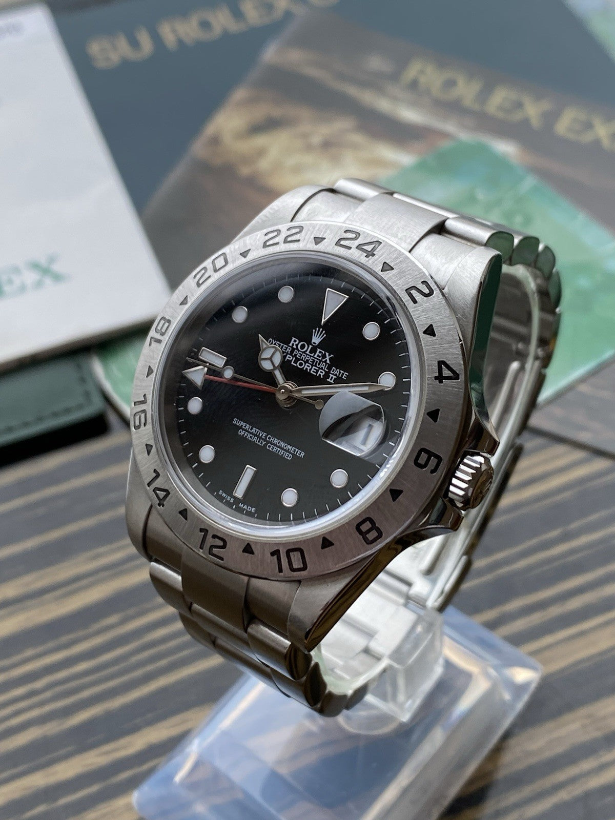Rolex Explorer II Automatic Full Set 40mm Ref: 16570