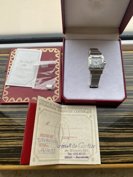 Vintage Cartier Santos Carrée 24mm Automatic Full Set