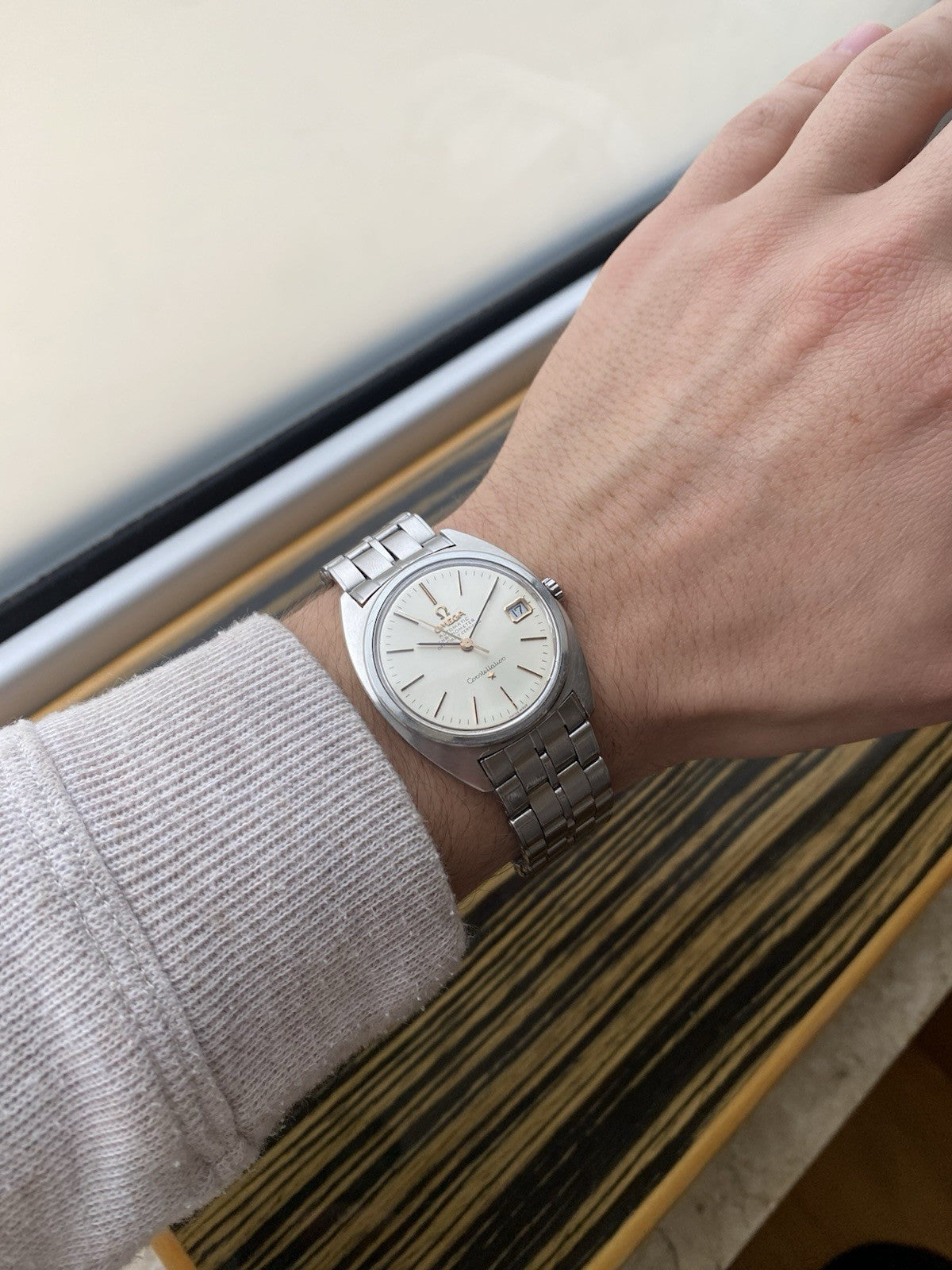 Omega Constellation Date Automatic Vintage Watch For Men