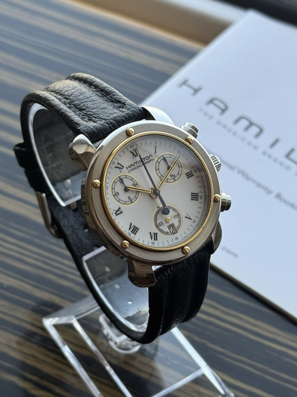 Hamilton Quartz Chronograph 36mm Super Rare