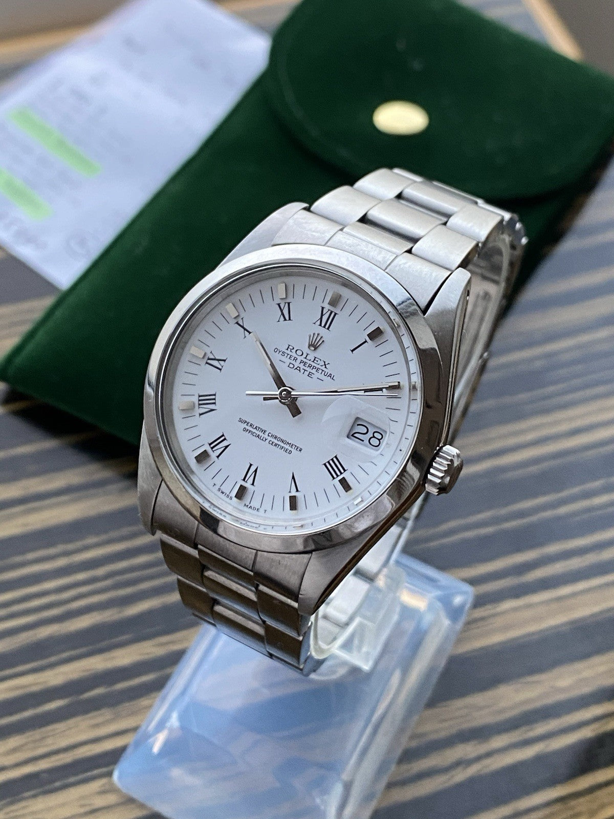 Rolex Date 34mm Automatic Vintage Watch Ref 1500