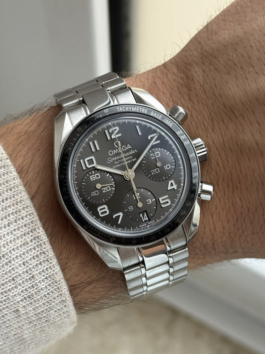 Omega Speedmaster Reduced 38mm Chronograph With Cards