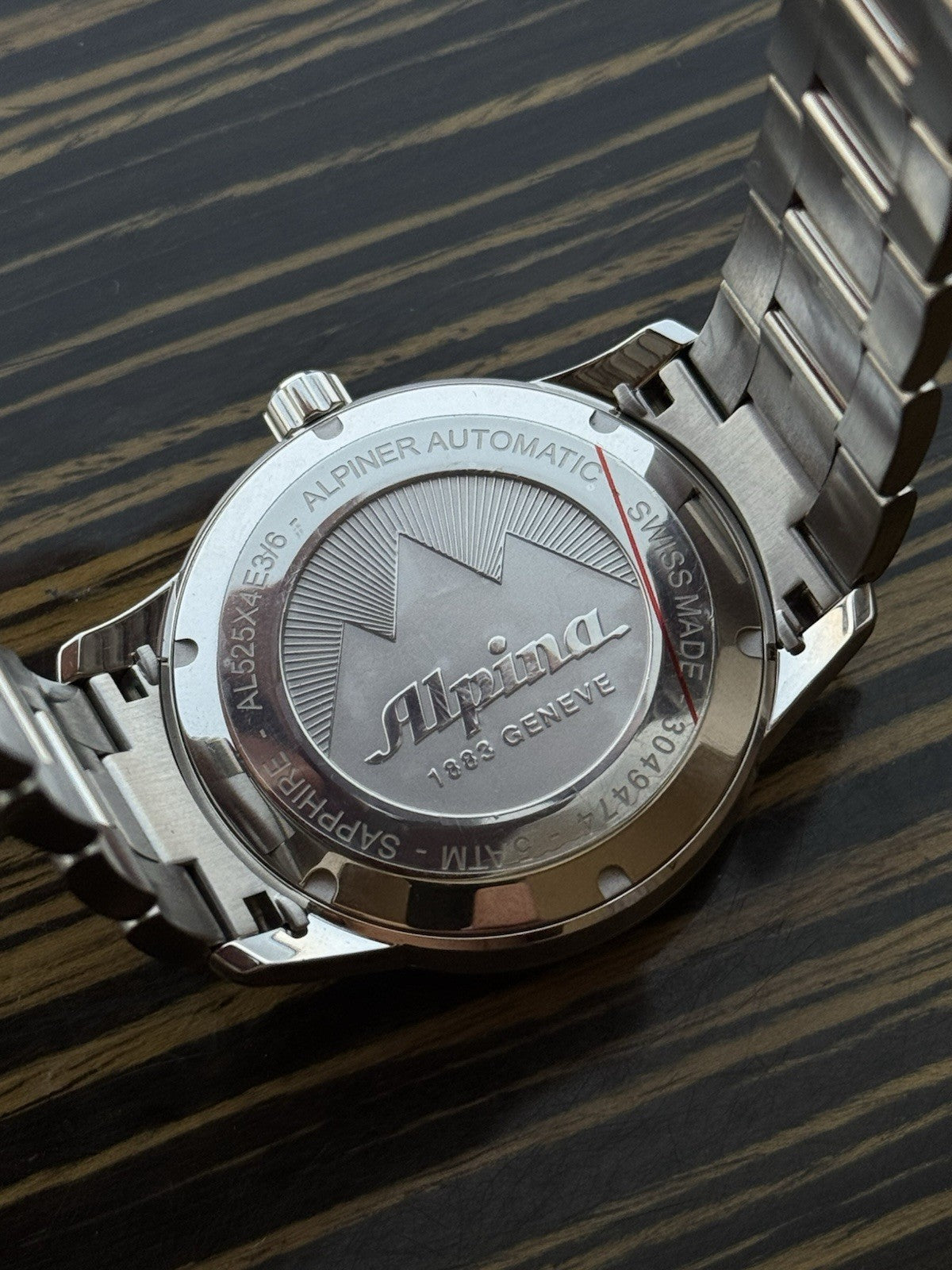 NOS Alpina Alpiner Black Automatic Watch