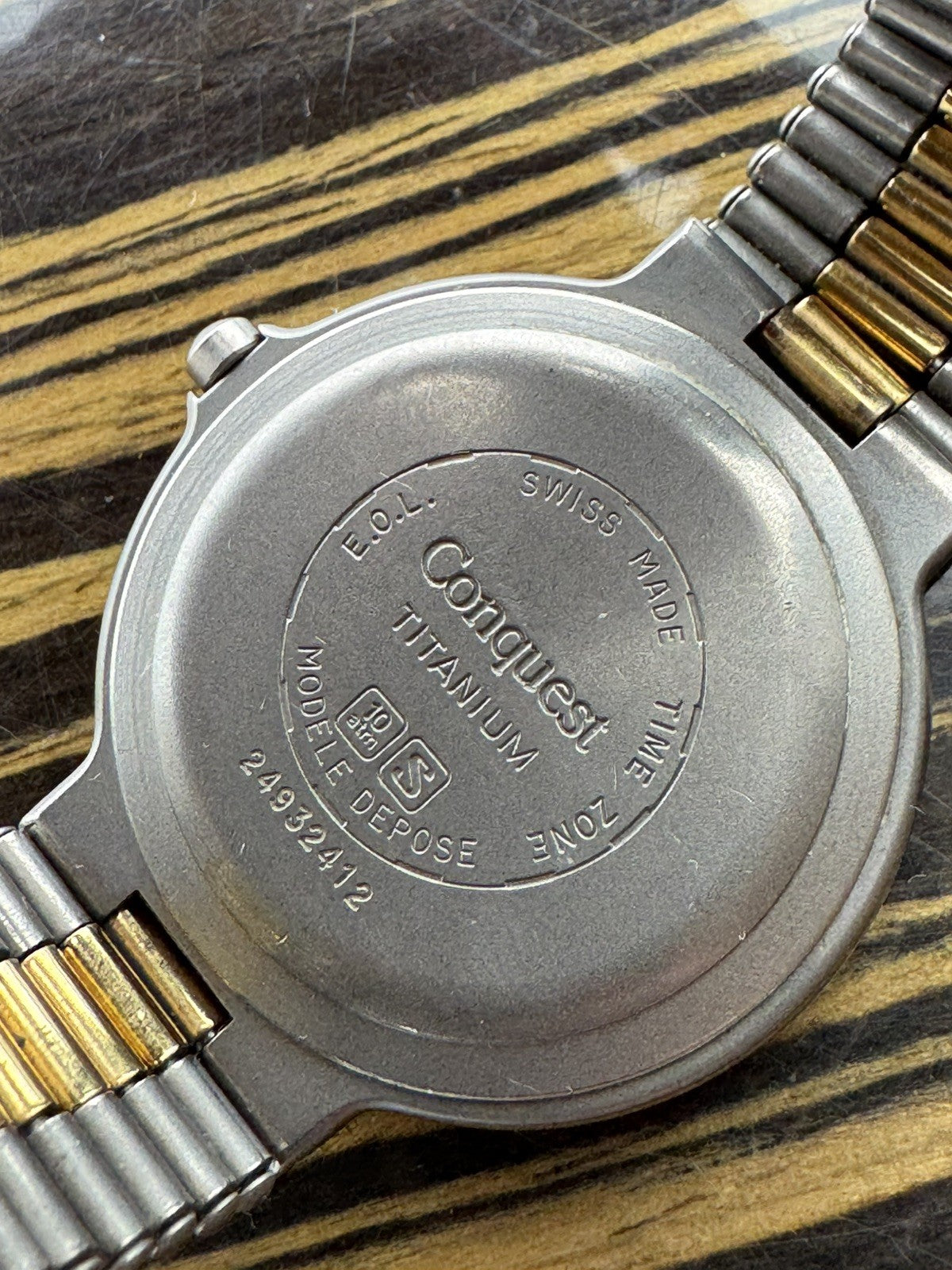 Longines Conquest Titanium Vintage Quartz Watch