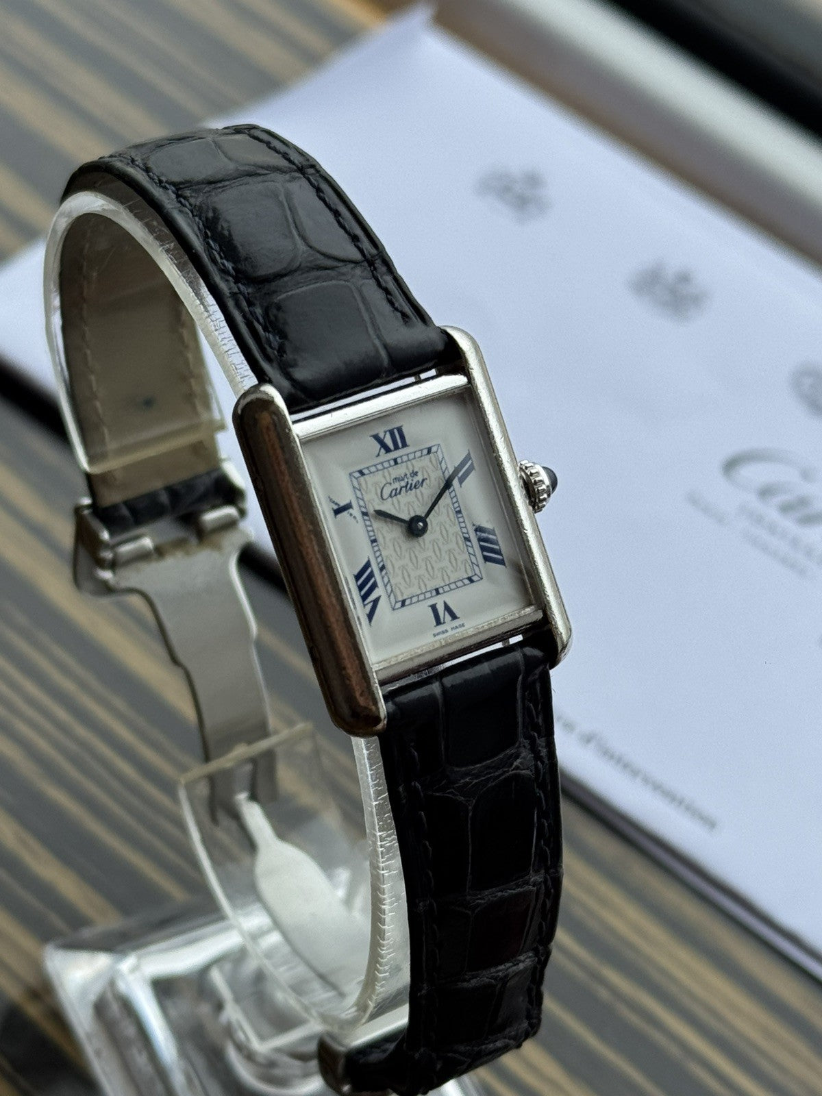 Must de Cartier Tank Quartz small-Size Watch Ref 2416