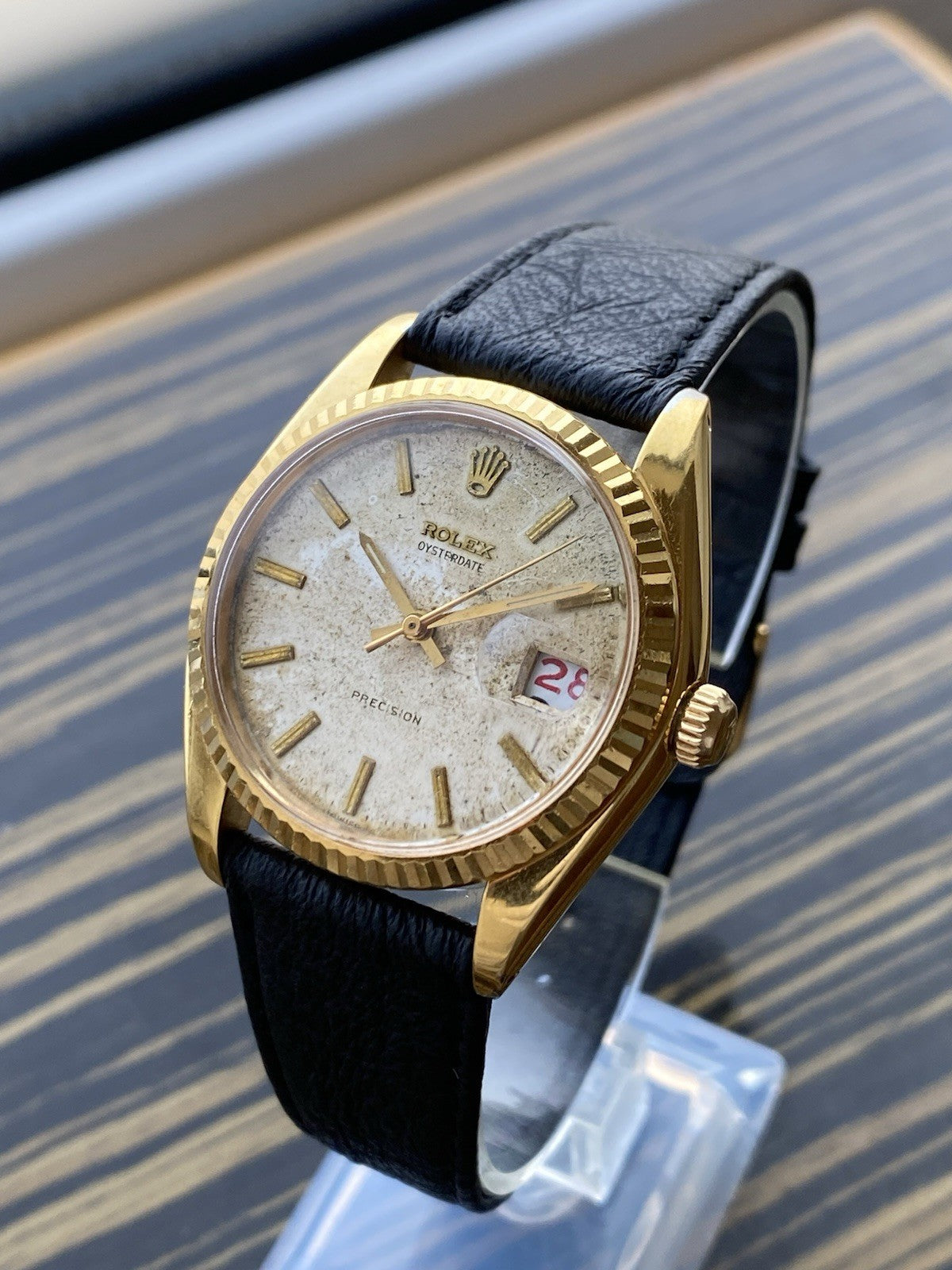 Rolex OysterDate Precision Vintage Watch Ref 6694