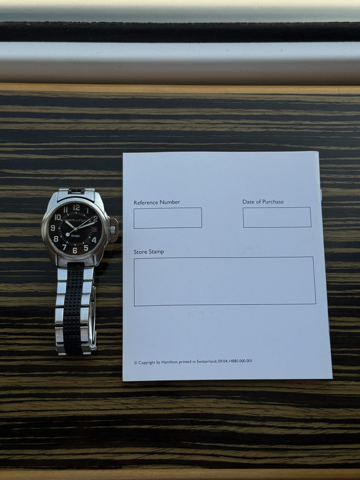 Hamilton Khaki Quartz watch for men 34mm