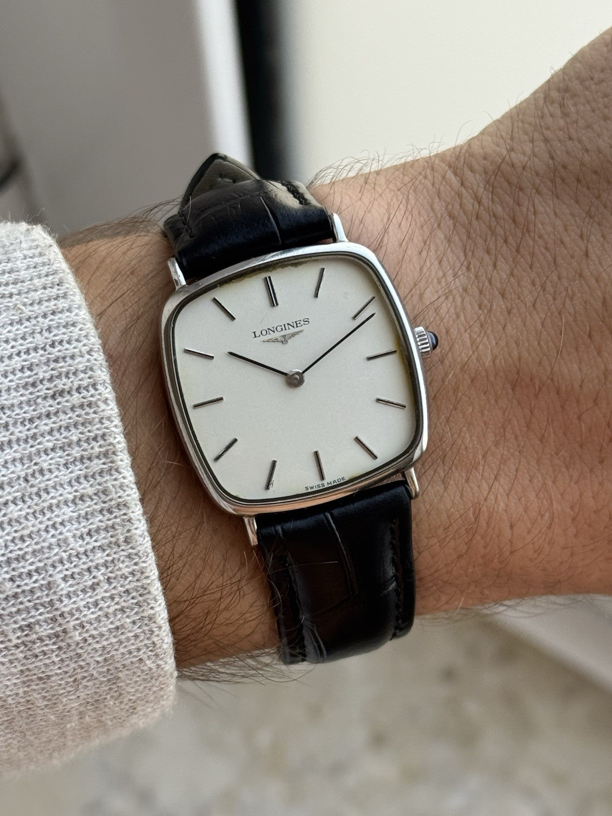 Longines Vintage TV Manual Wind watch Stainless Steel