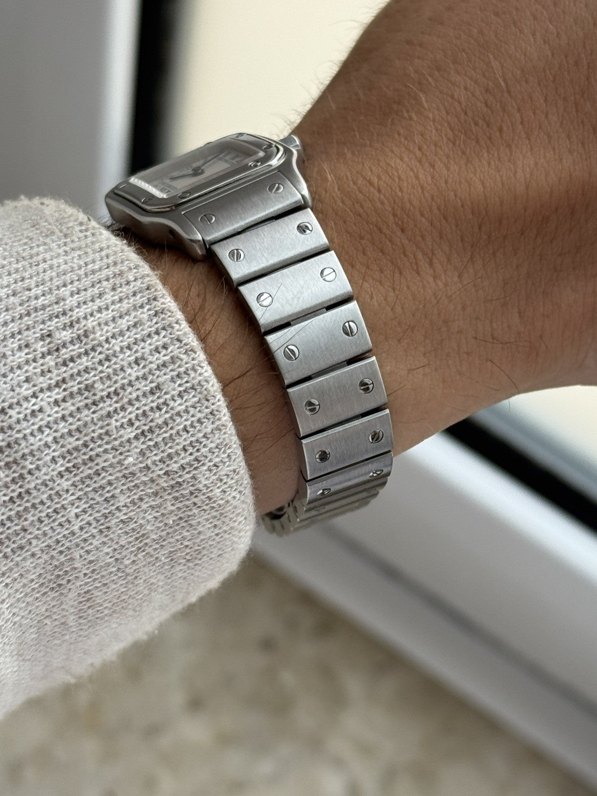 Vintage Cartier Santos Galbée Quartz ladies watch 