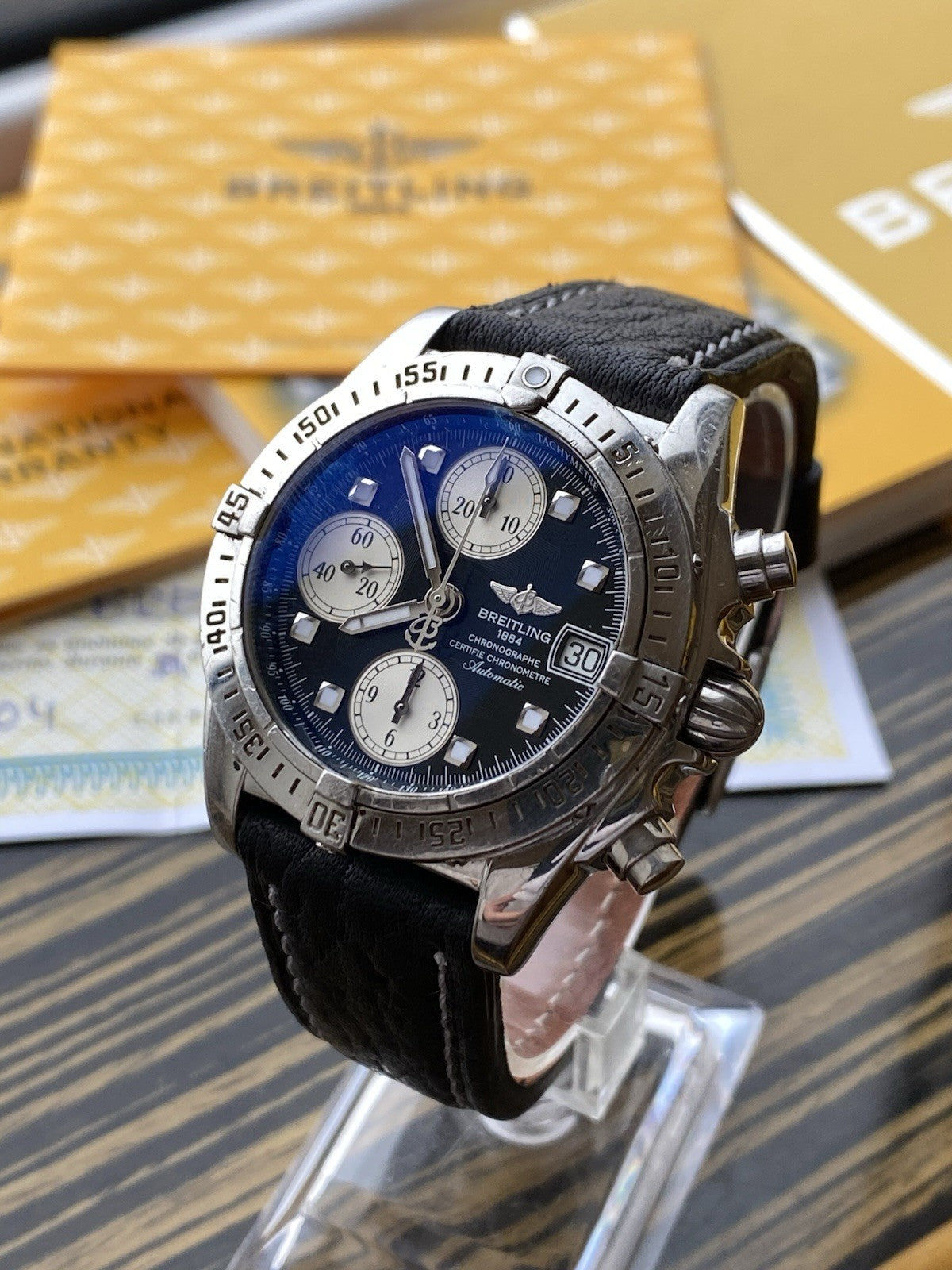 Breitling Cockpit Automatic Chronograph Full Set Swiss Watch