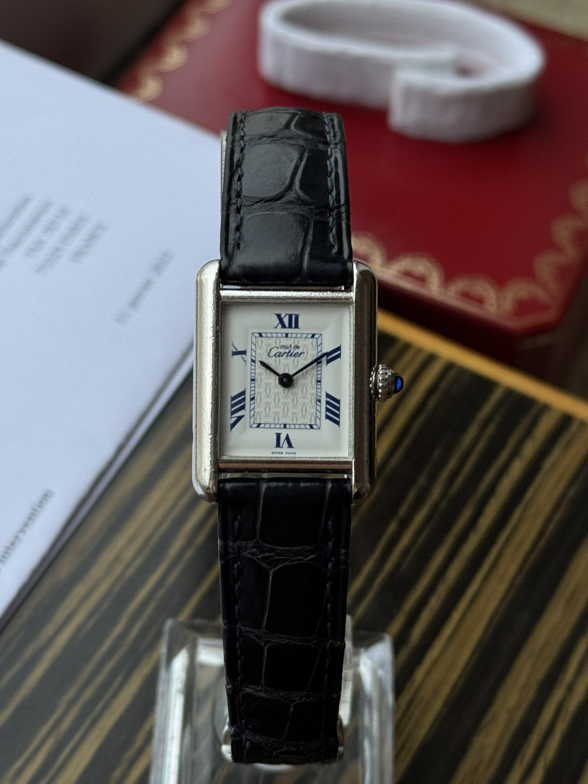 Must de Cartier Tank Quartz small-Size Watch Ref 2416