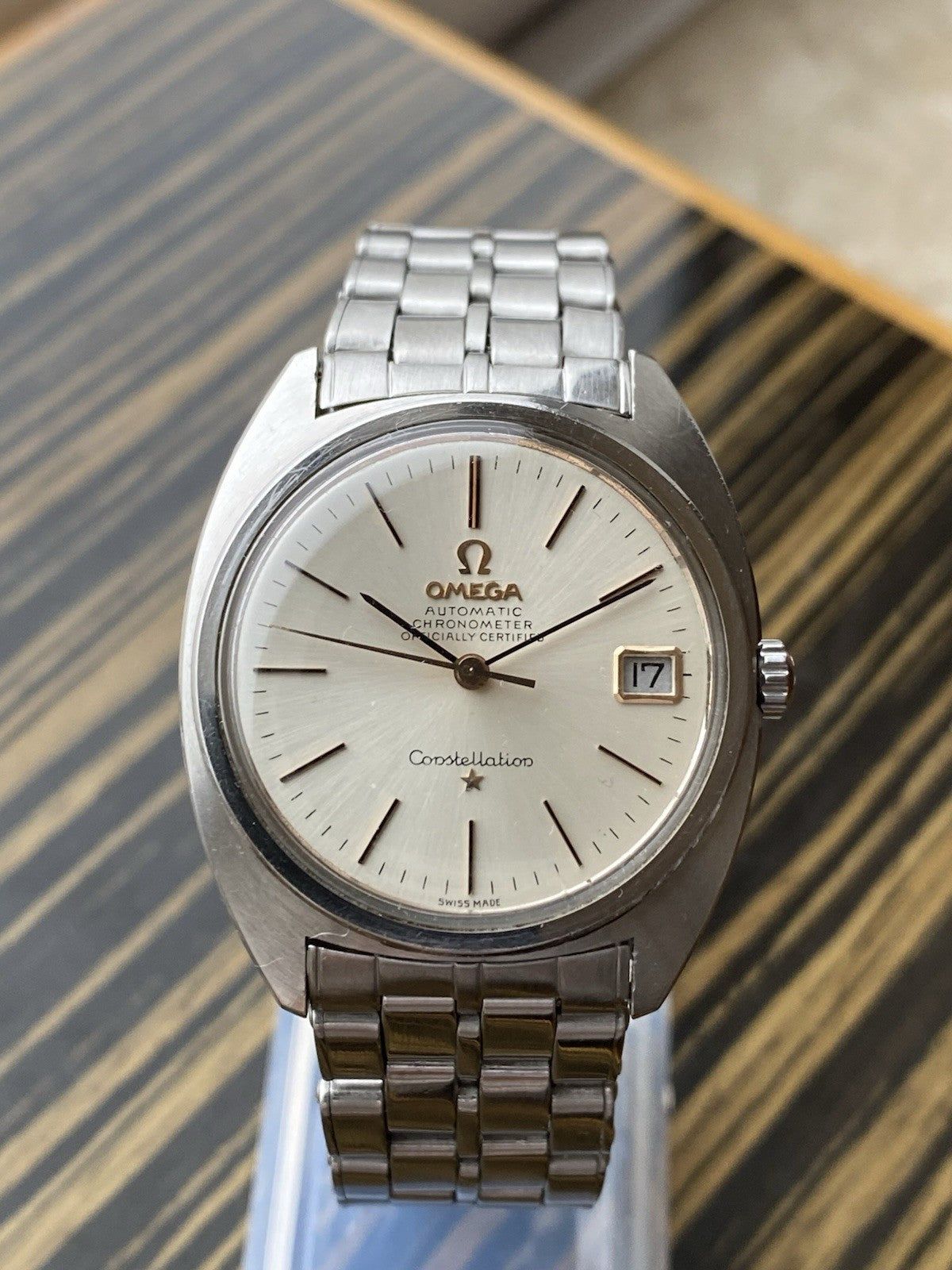 Omega Constellation Date Automatic Vintage Watch For Men