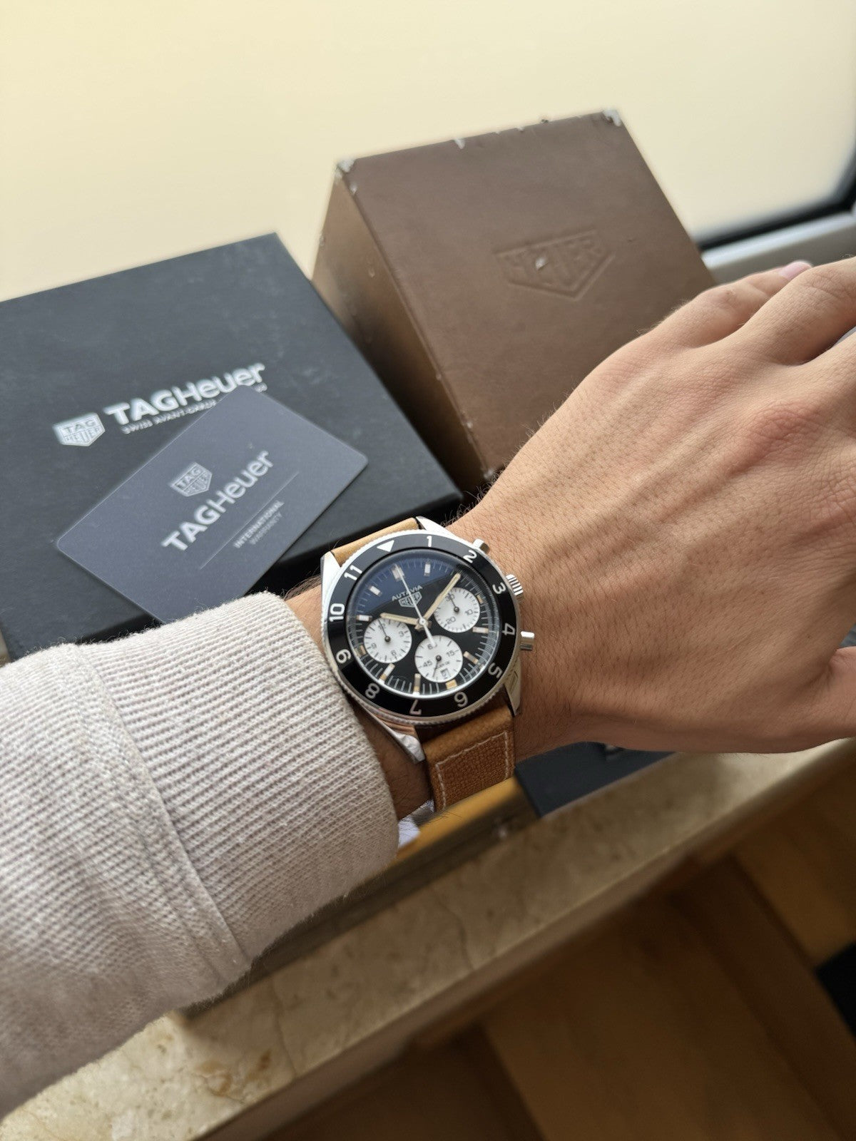 Heuer Autavia Heritage Chronograph Full Set Like New