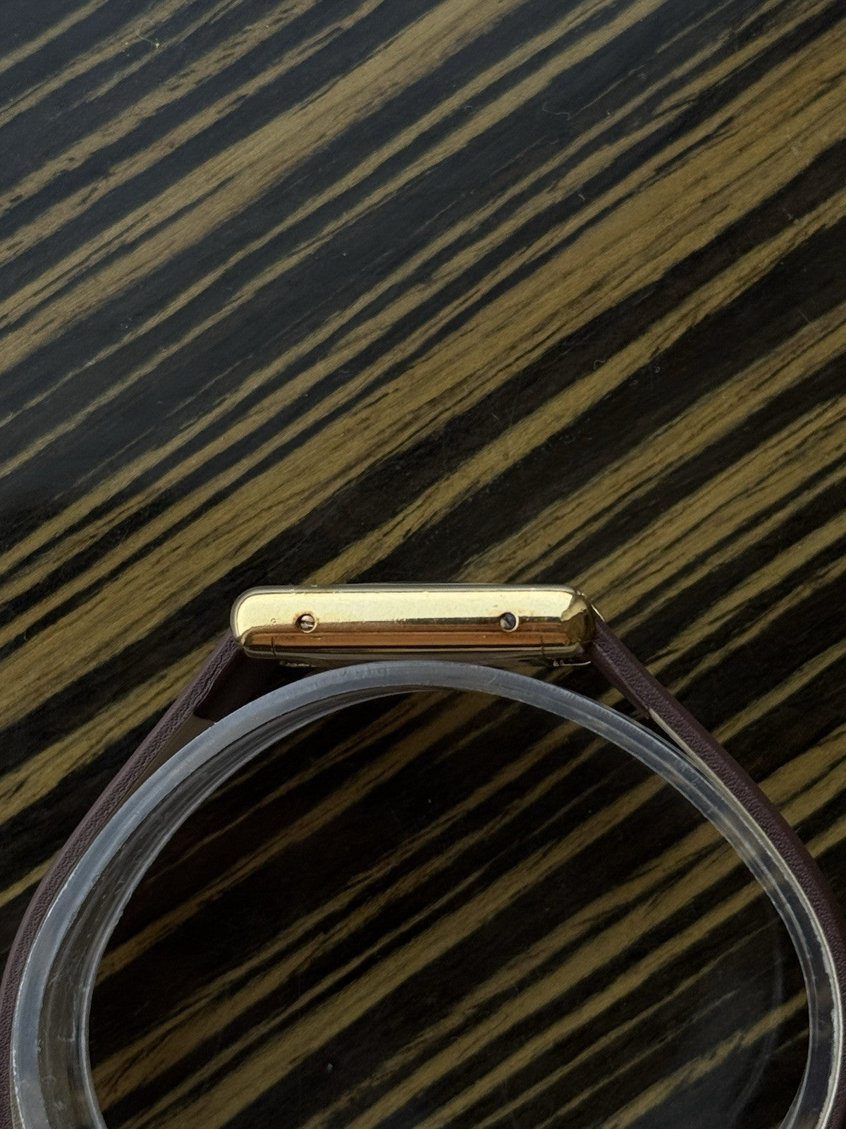 Must de Cartier Tank Vermeil Trinity Dial Ladies Mechanical