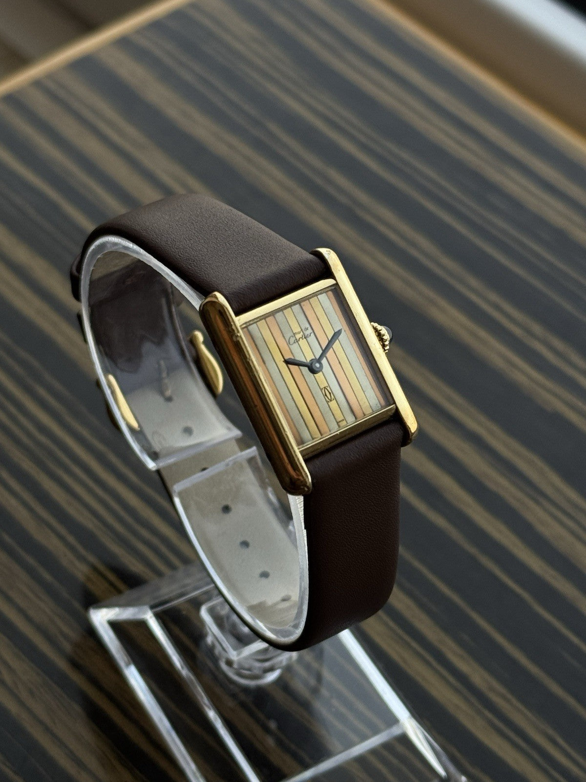 Must de Cartier Tank Ladies Manual Wind Watch