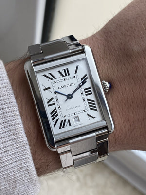 Cartier Tank Solo XL Automatic Silver Dial
