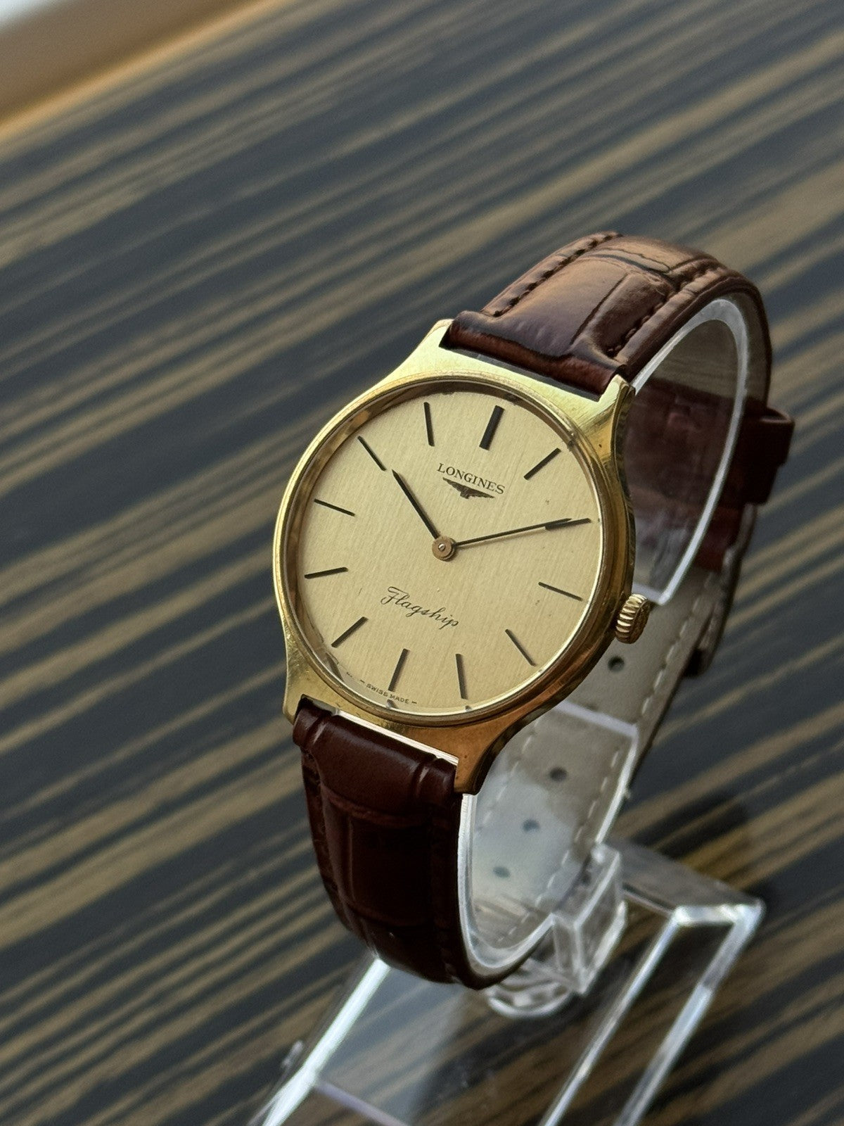Longines Flagship Vintage Mechanical Watch 33mm For Men