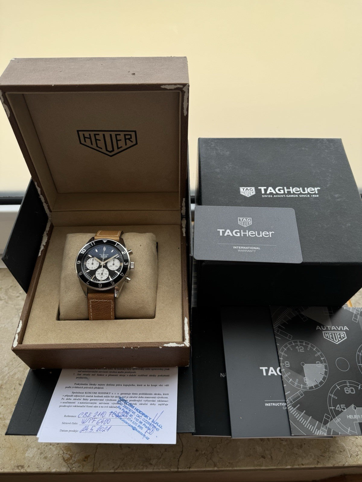 Heuer Autavia Heritage Chronograph Full Set Like New