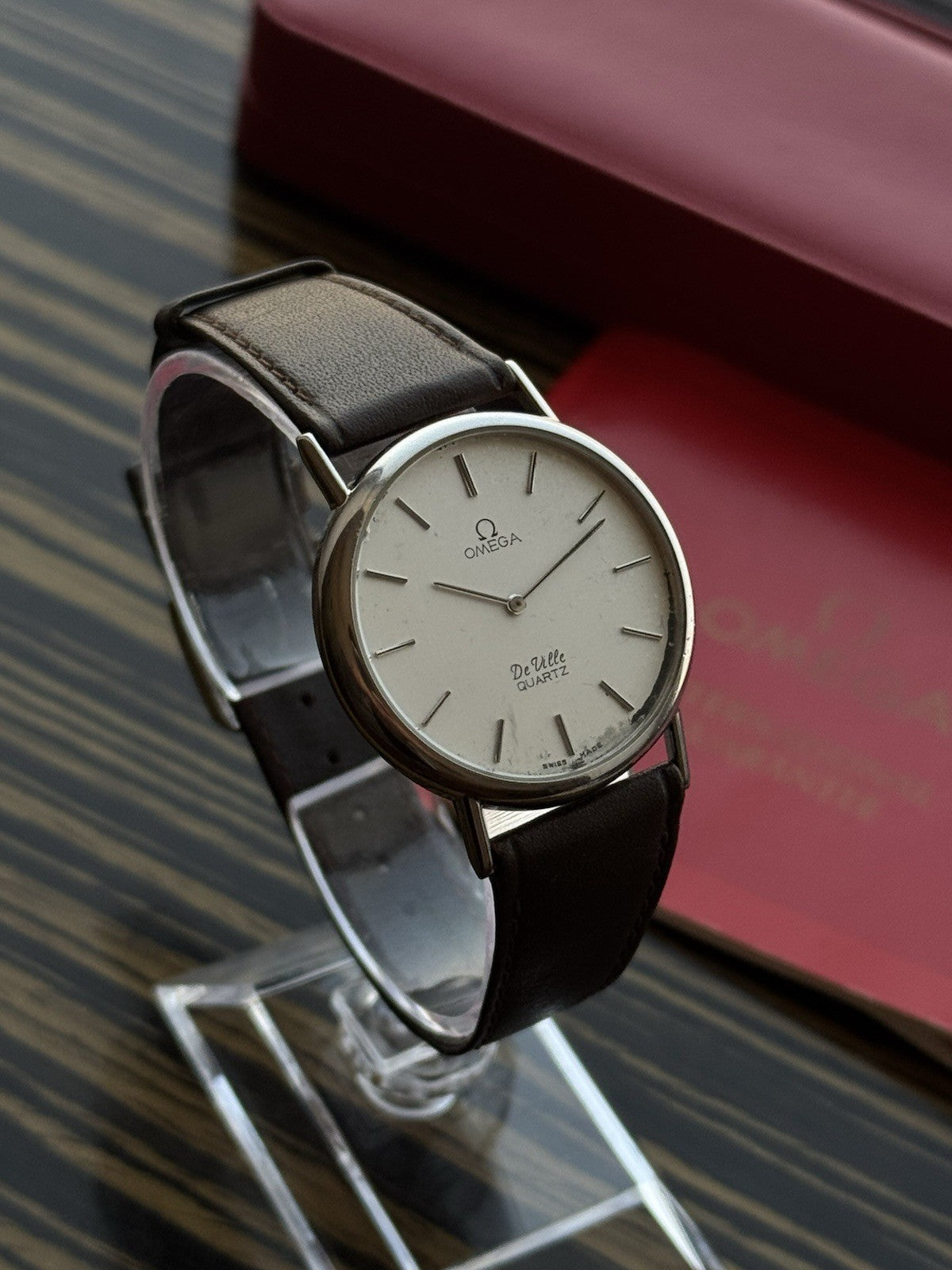 Omega De Ville Quartz Vintage Watch Full Set Ref 191.0092
