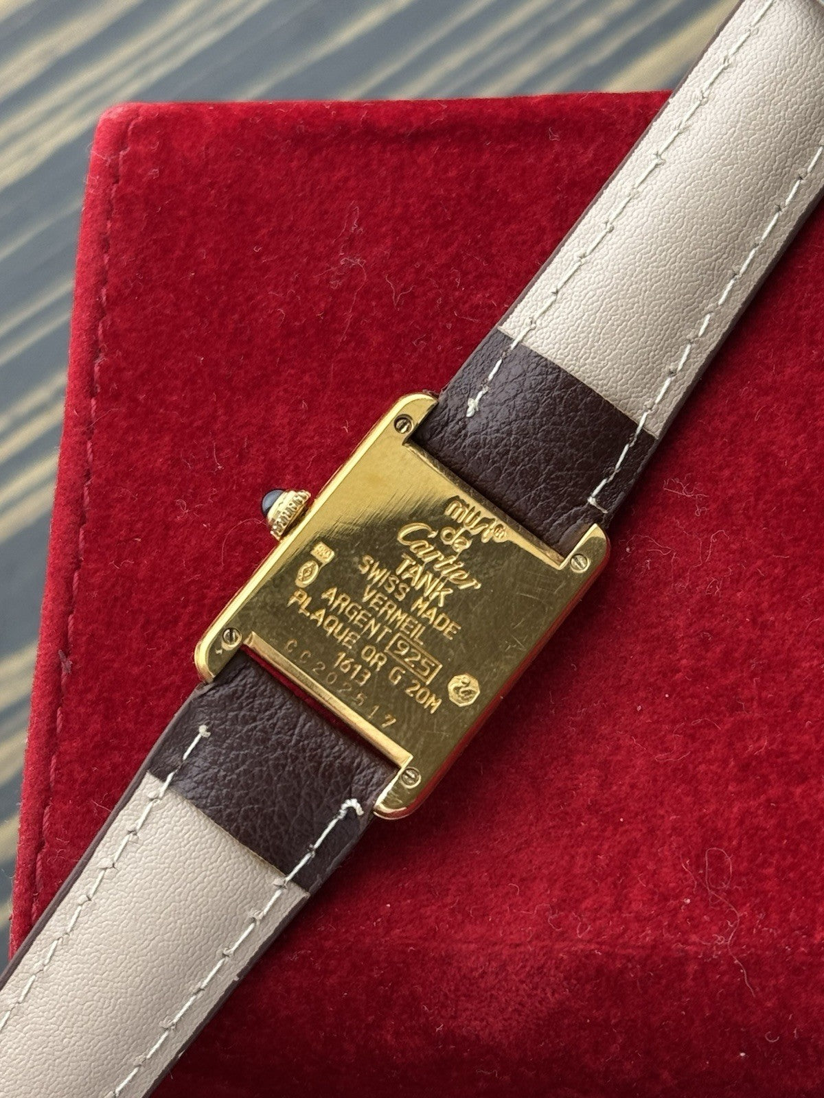 Must de Cartier Tank 1613 Ladies Quartz Watch