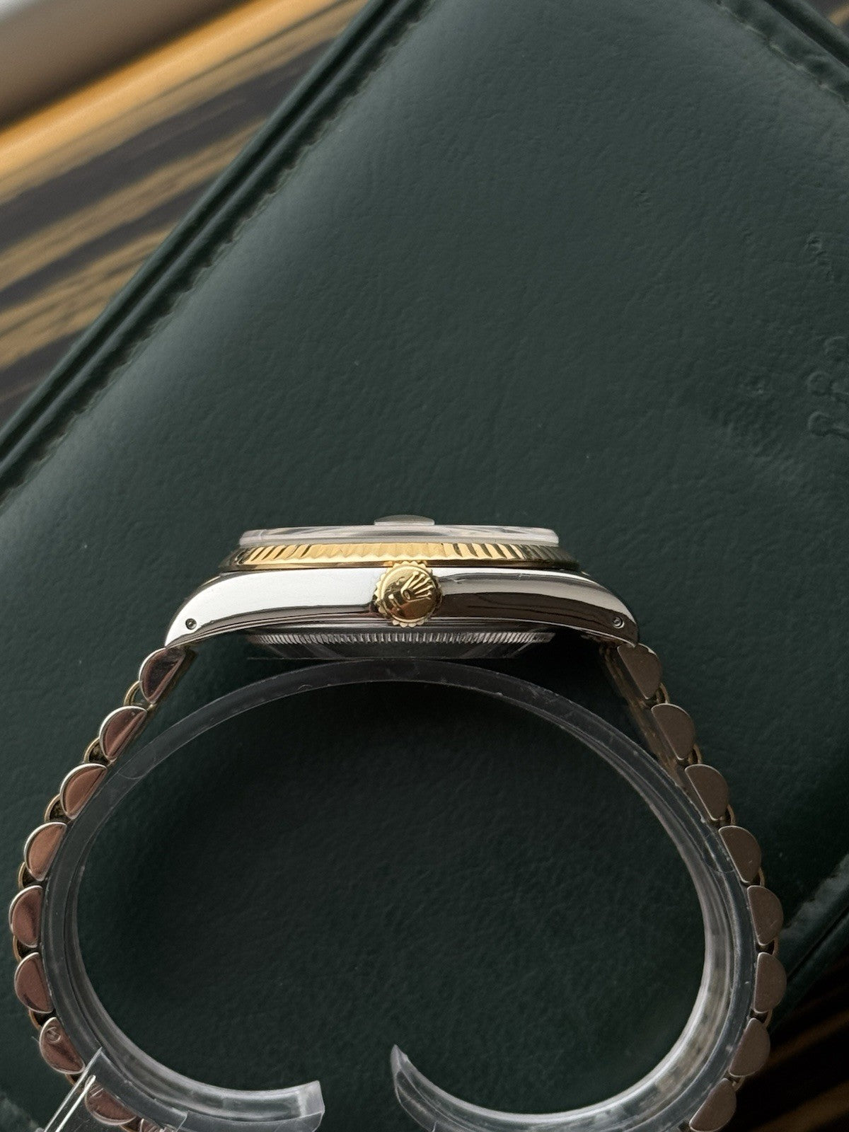 Rolex Datejust Two Tone Automatic Watch Ref 16233