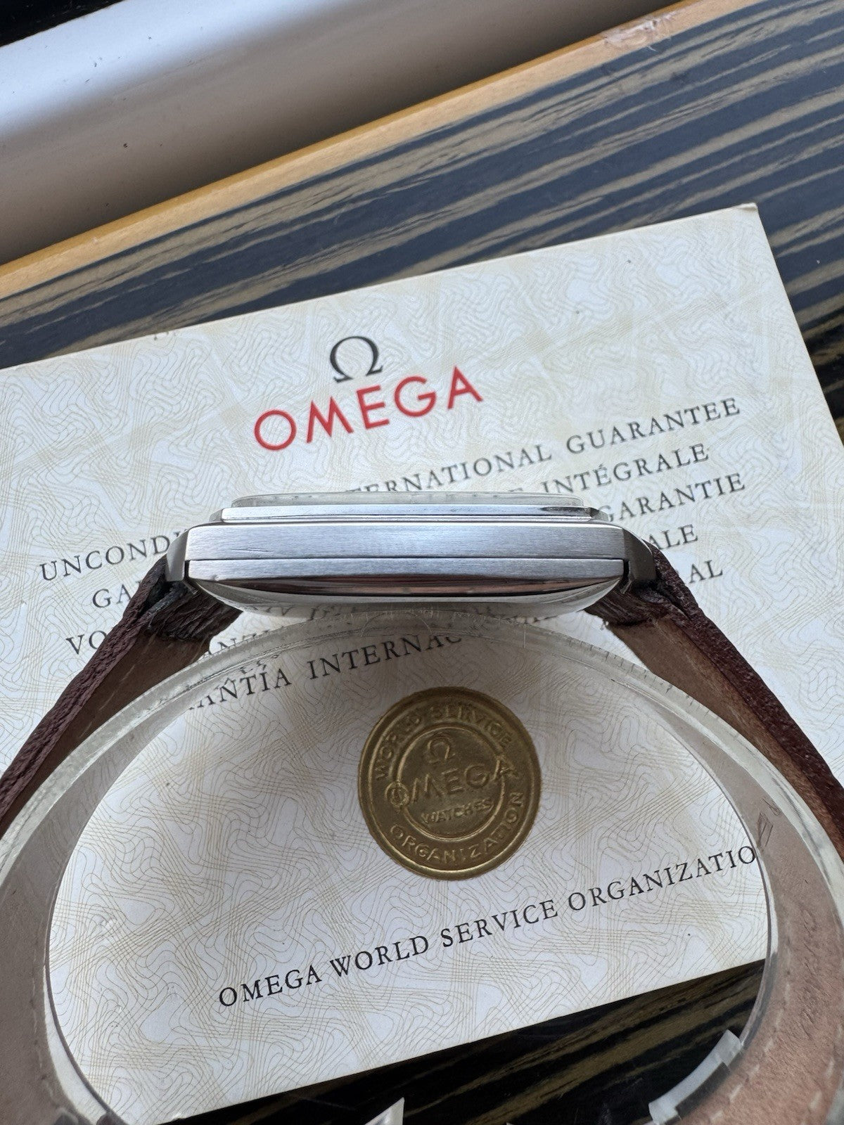 Omega De Ville Automatic Vintage Watch For Men With Box And Papers
