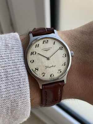 Manual del reloj mecánico vintage Longines