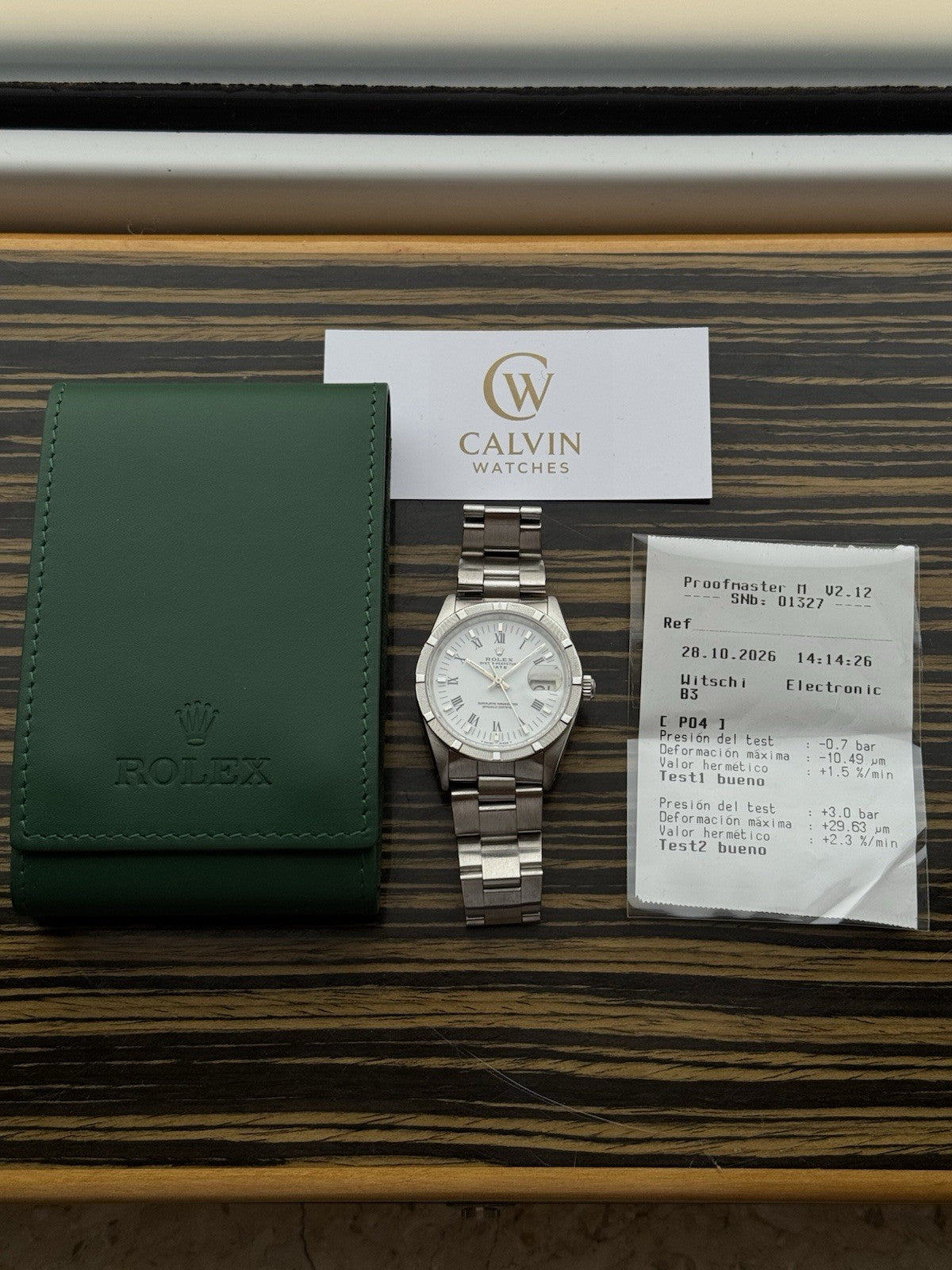 Rolex Oyster Perpetual Date 34mm Automatic  Watch Ref 15010