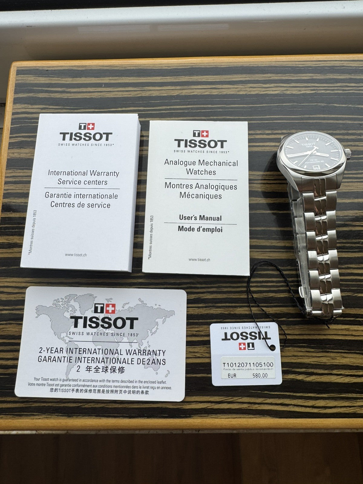 Tissot PR 100 Powermatic 80 Unisex – Brand New / Full Set