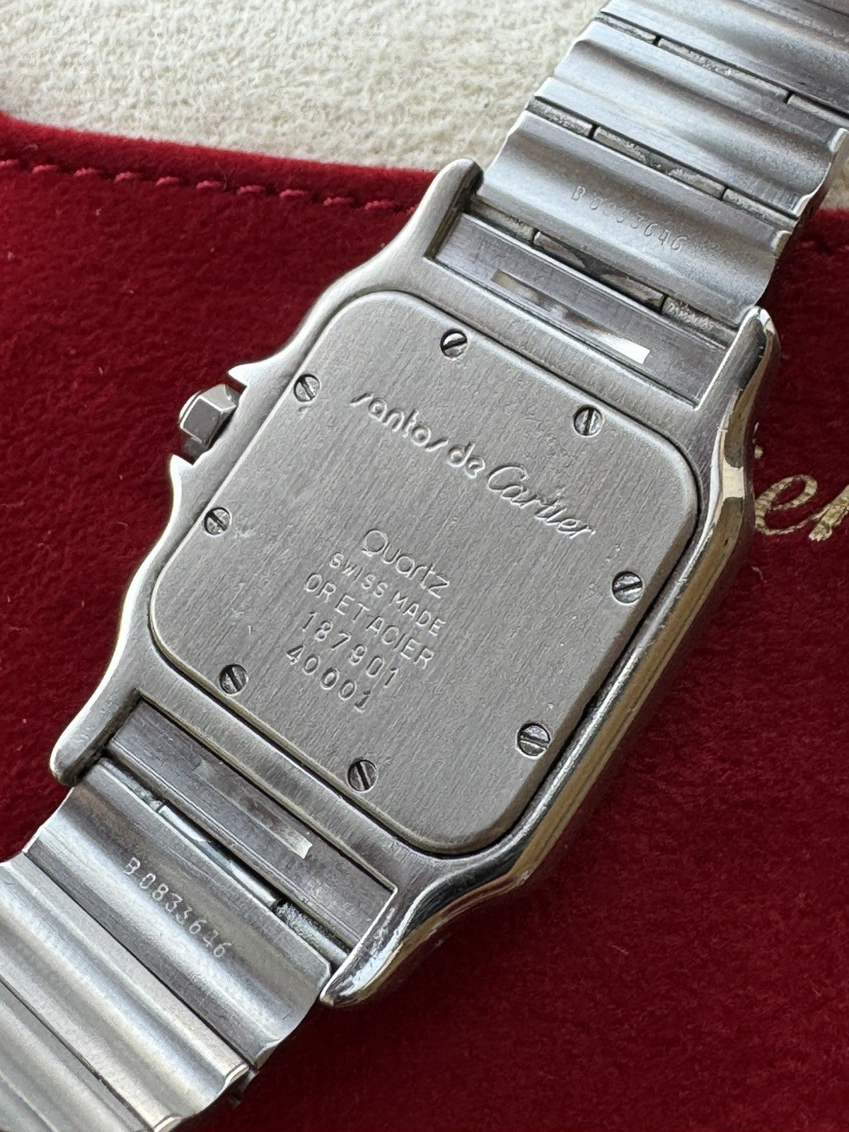 Cartier Santos Galbée Midsize Steel & Gold Quartz