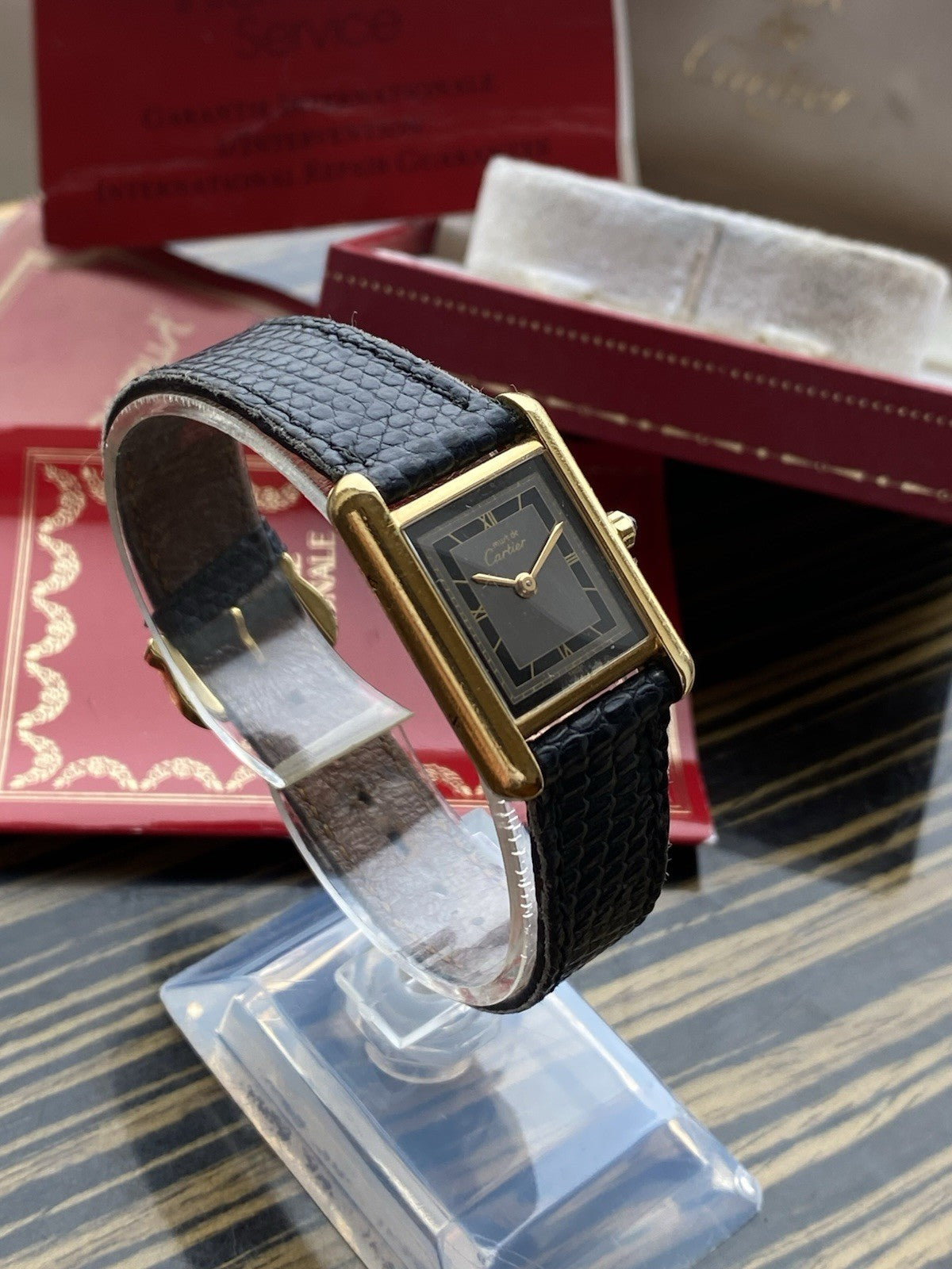 Must de Cartier Tank Vermeil Quartz Watch