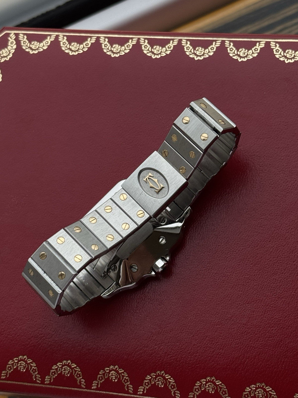 Cartier Santos Galbée Midsize Quartz Steel Ref. 987901 - Full Set