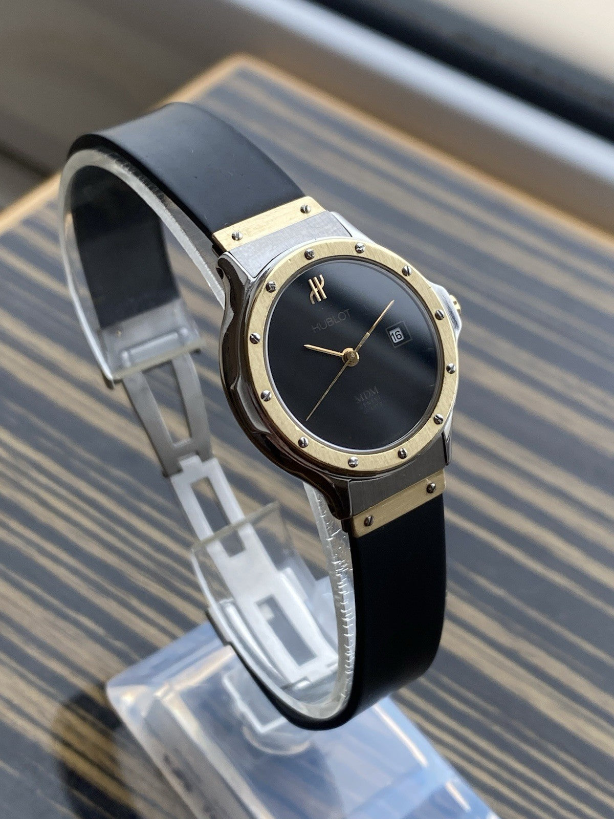 Hublot Classic MDM 28mm Quartz Watch Lady Steel And Gold