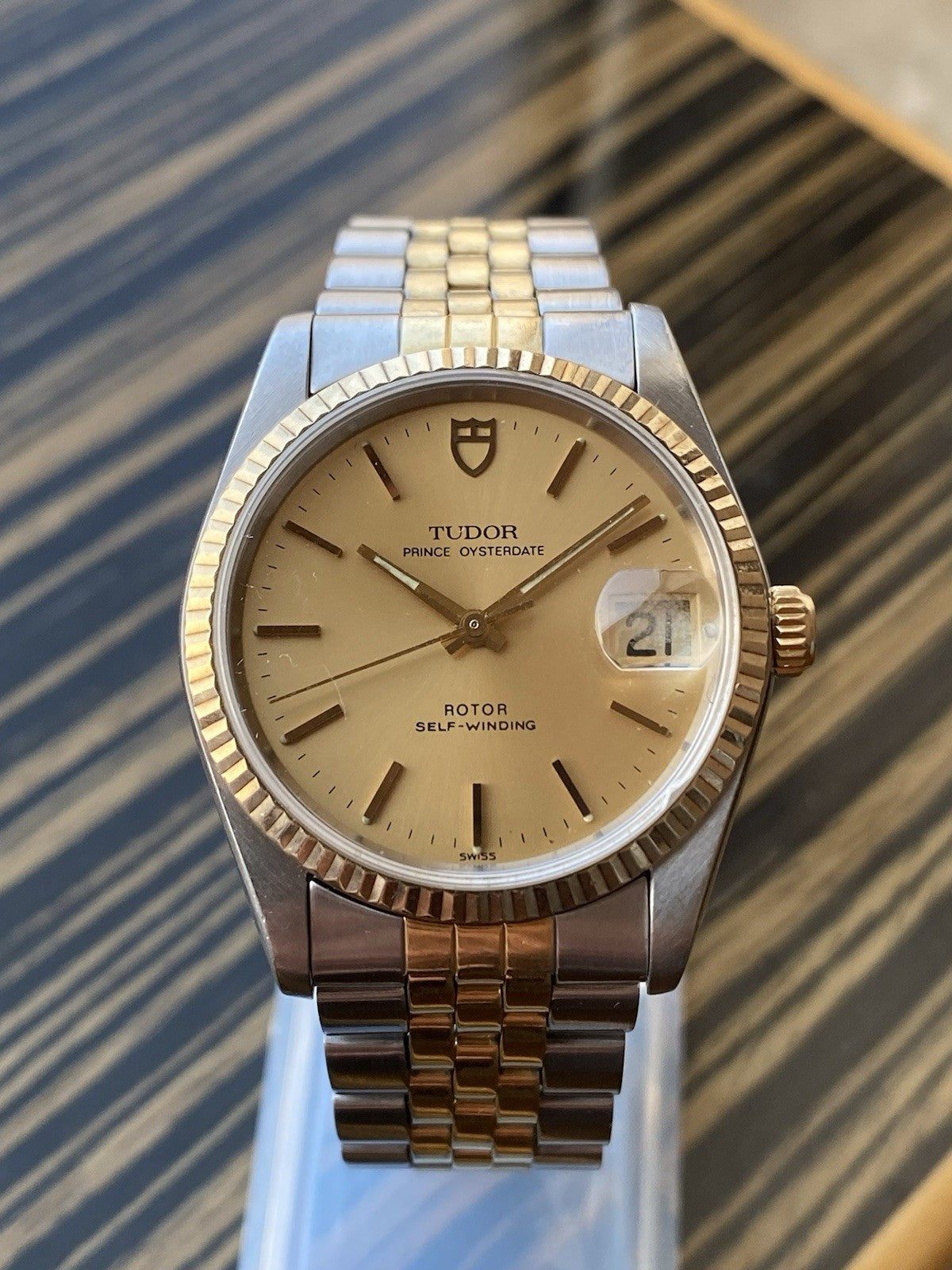 Tudor Prince Oysterdate 34mm Automatic Watch