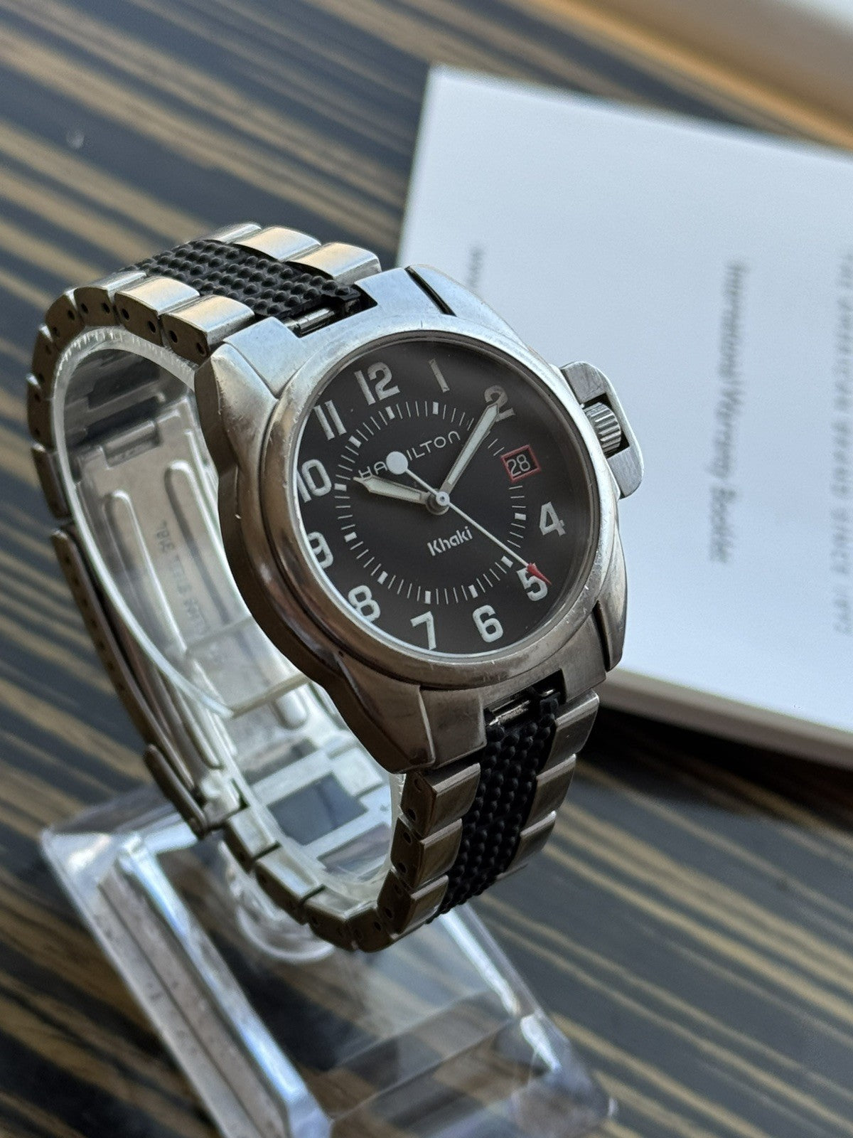 Hamilton Khaki Quartz watch for men 34mm