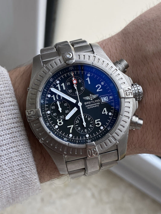 Breitling Avenger Titanium Automatic Chronograph Full Set