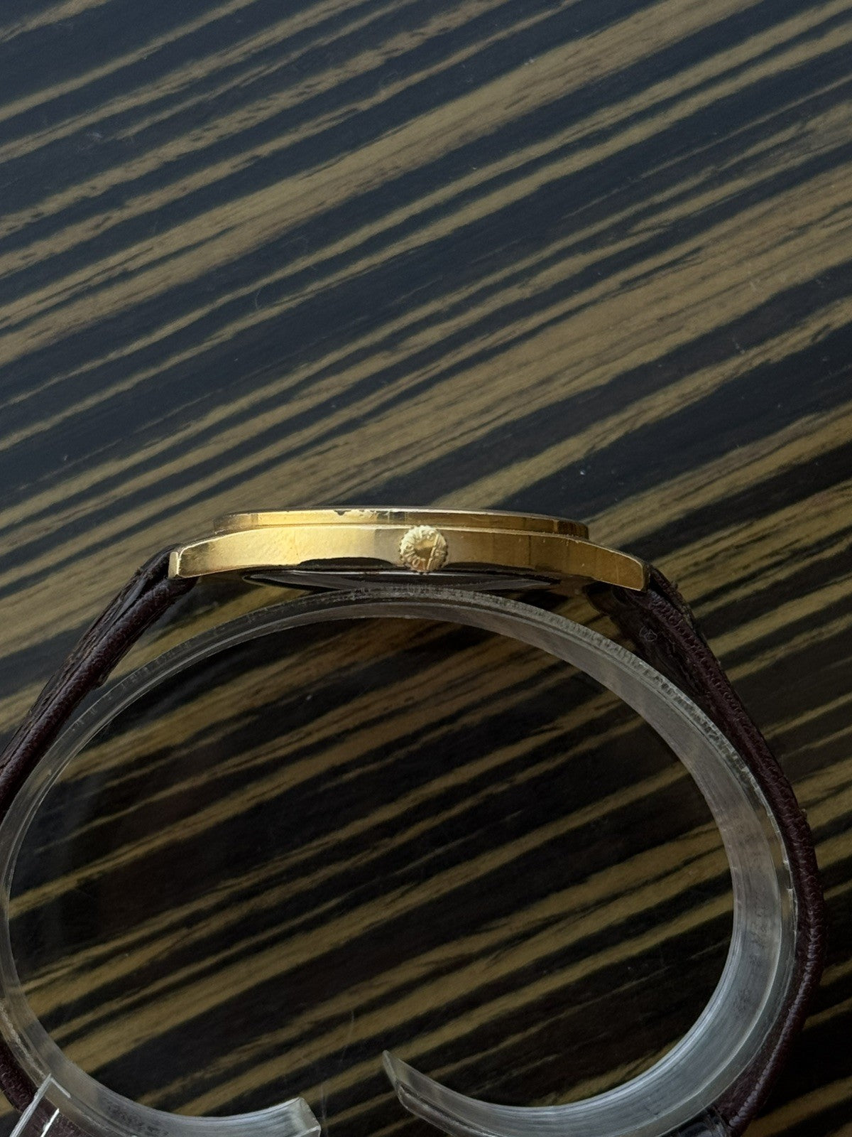 Longines Vintage Mechanical Watch 33mm Gold Tone For Men