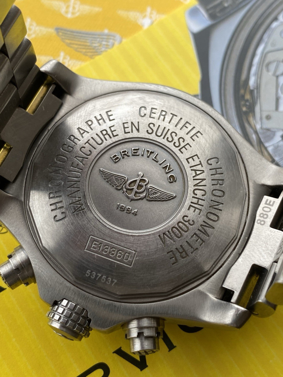 Breitling Avenger Titanium Automatic Chronograph Full Set