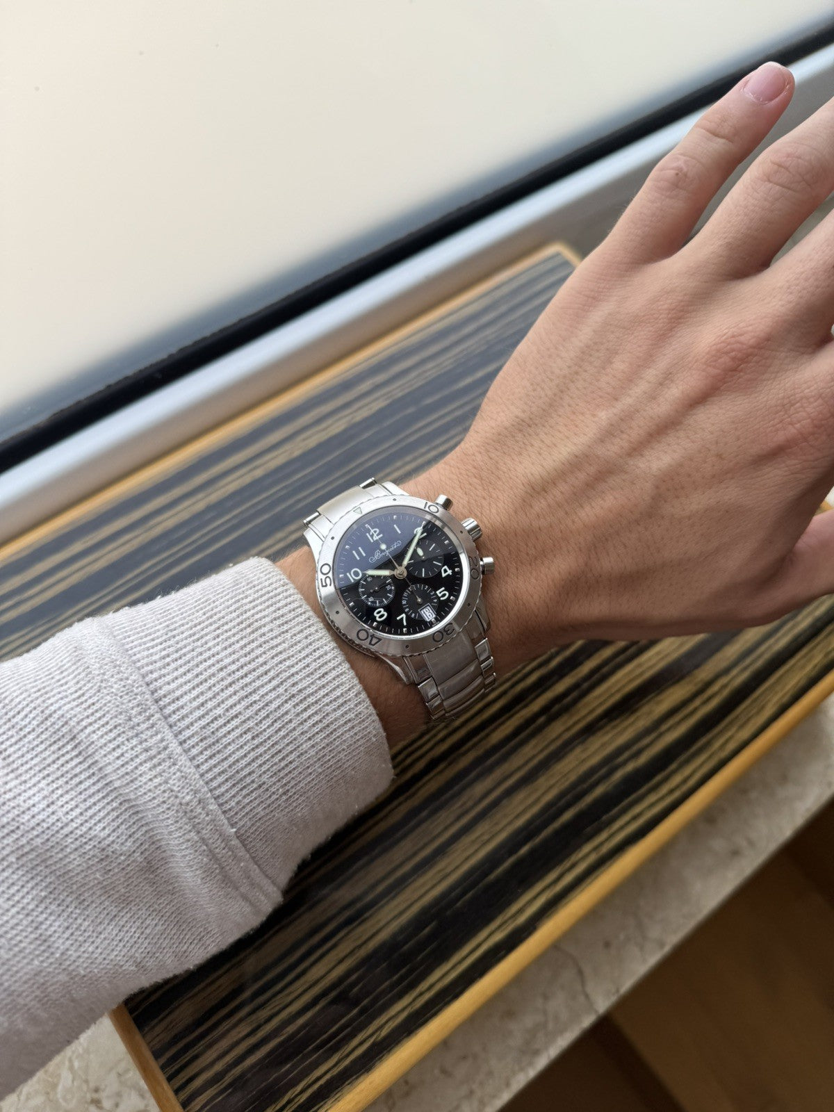 Breguet Type XX Automatic 39mm Chronograph Watch ref 3820