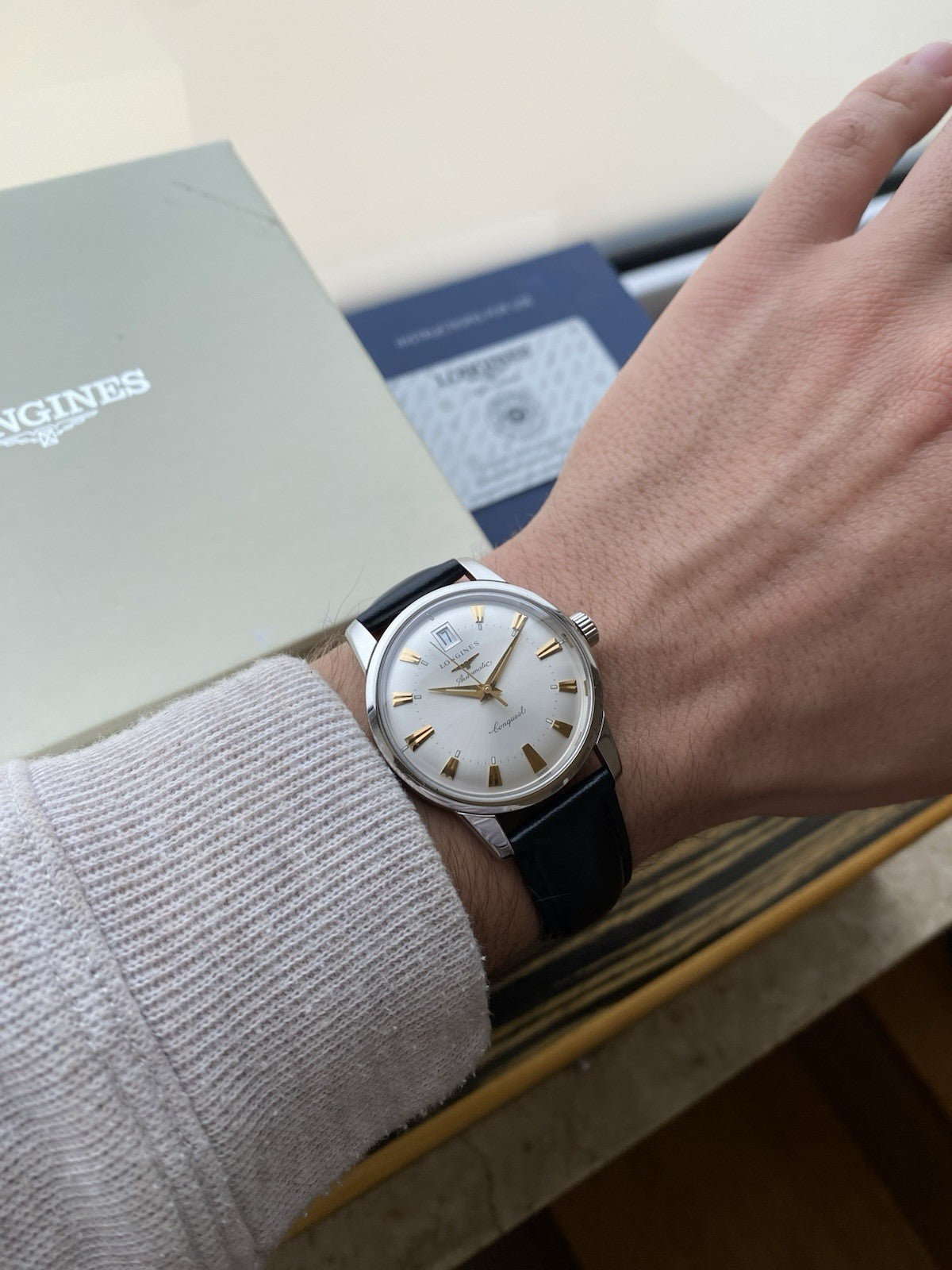 Longines Conquest Heritage Automatic 35mm Watch - Full Set - Crisp Condition