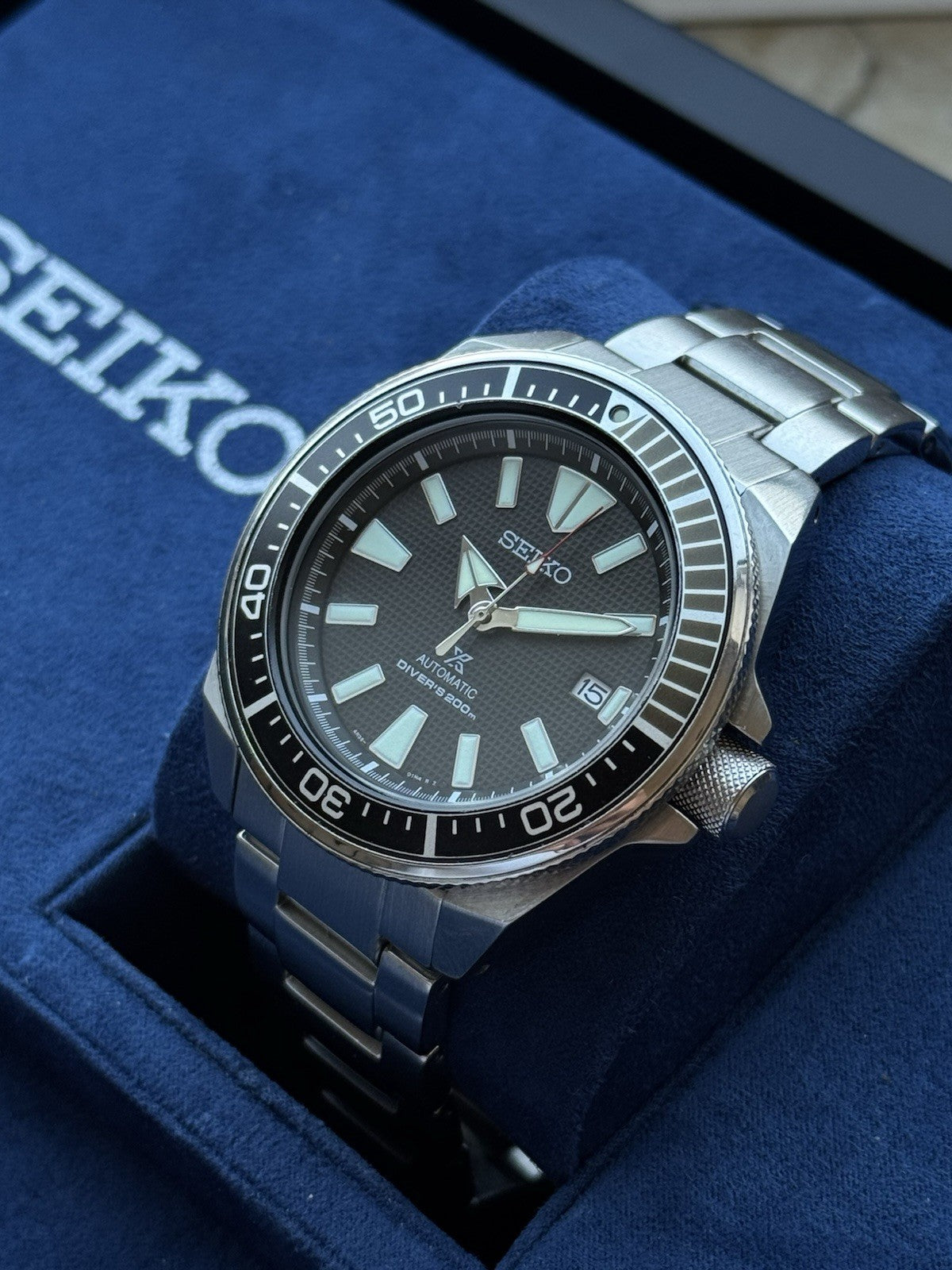 Seiko Prospex Diver Samurai 44mm Full set – Ref. SRPB51K1